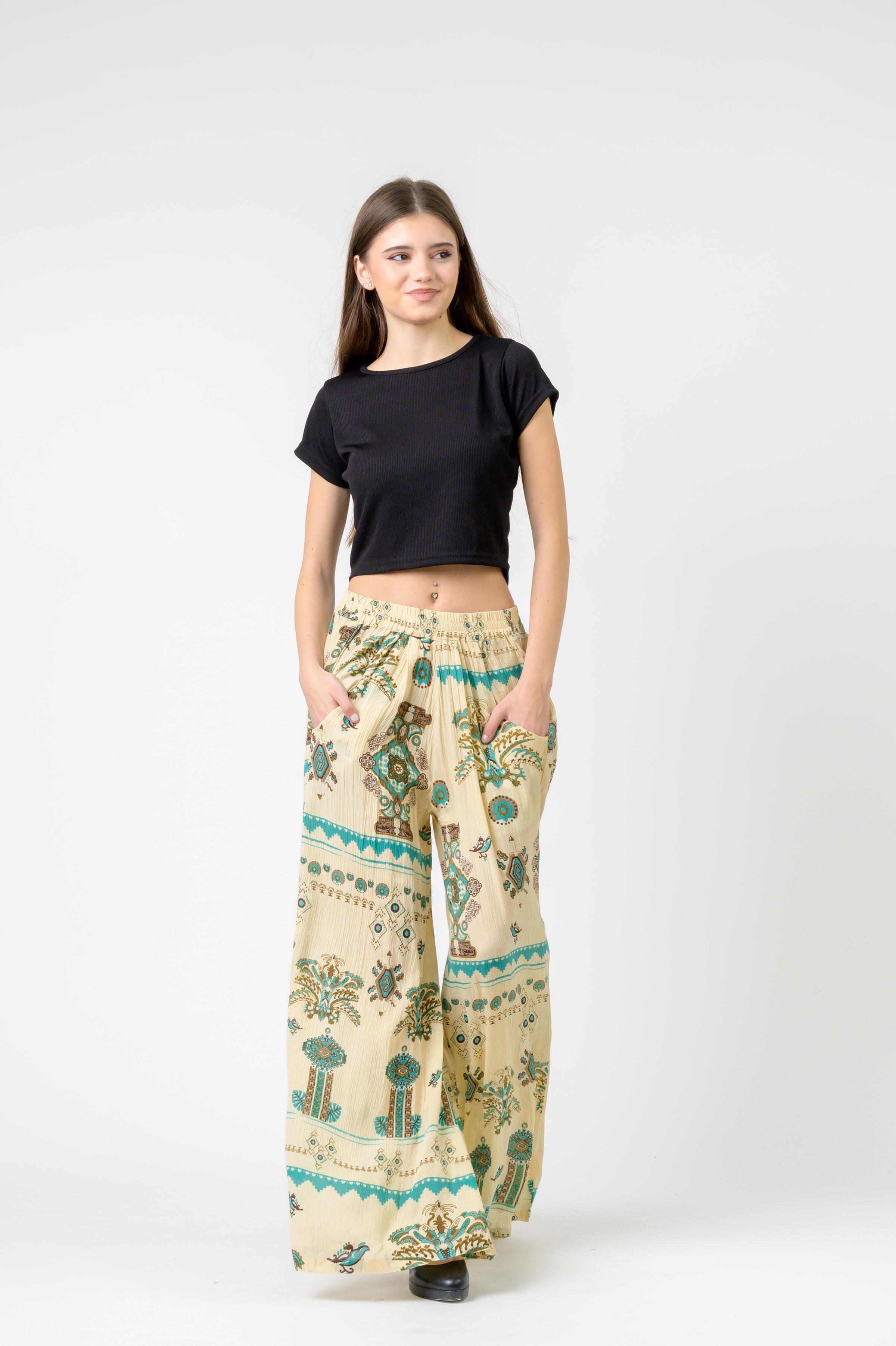 Rhea Print Trousers