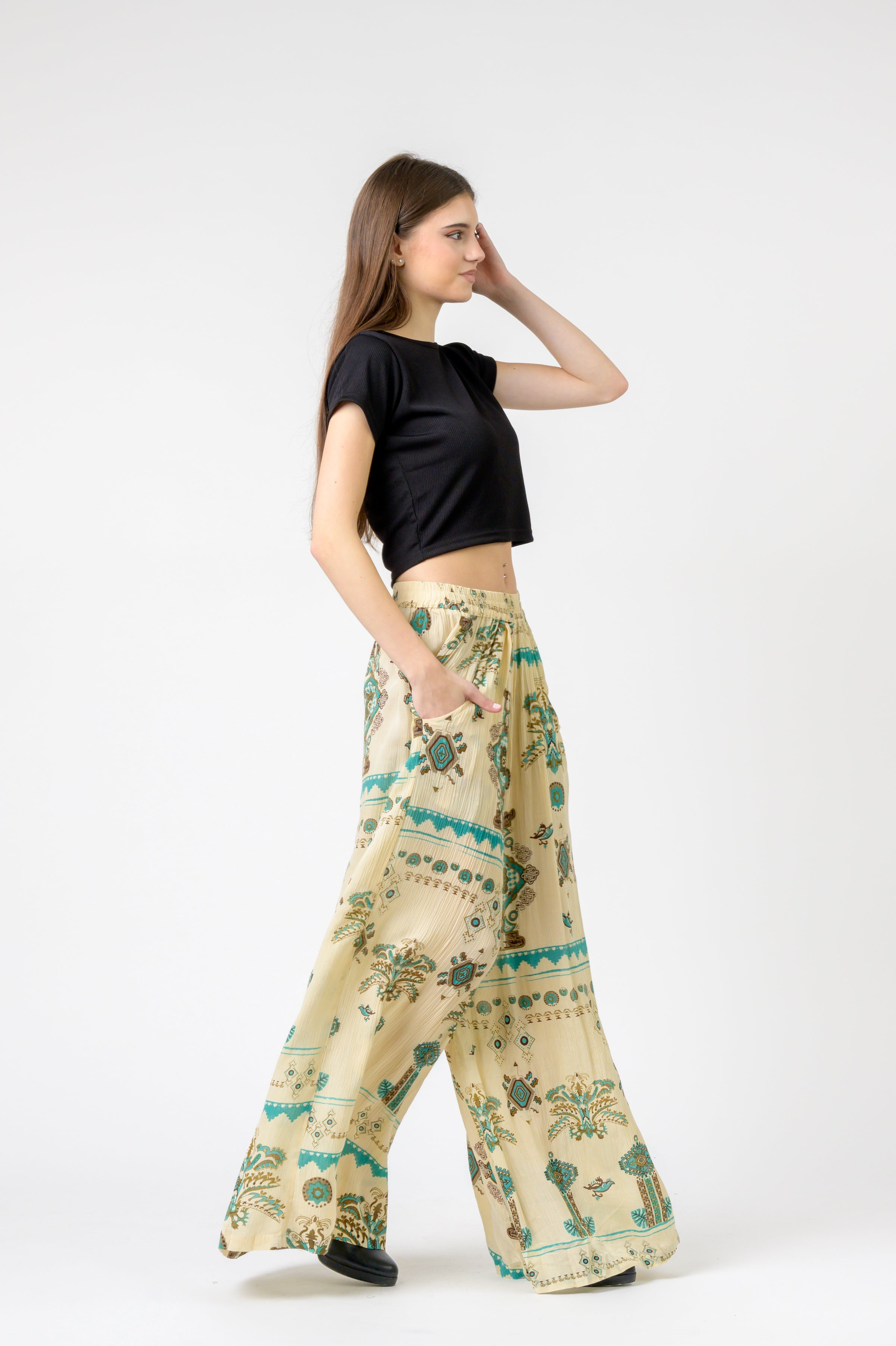 Rhea Print Trousers