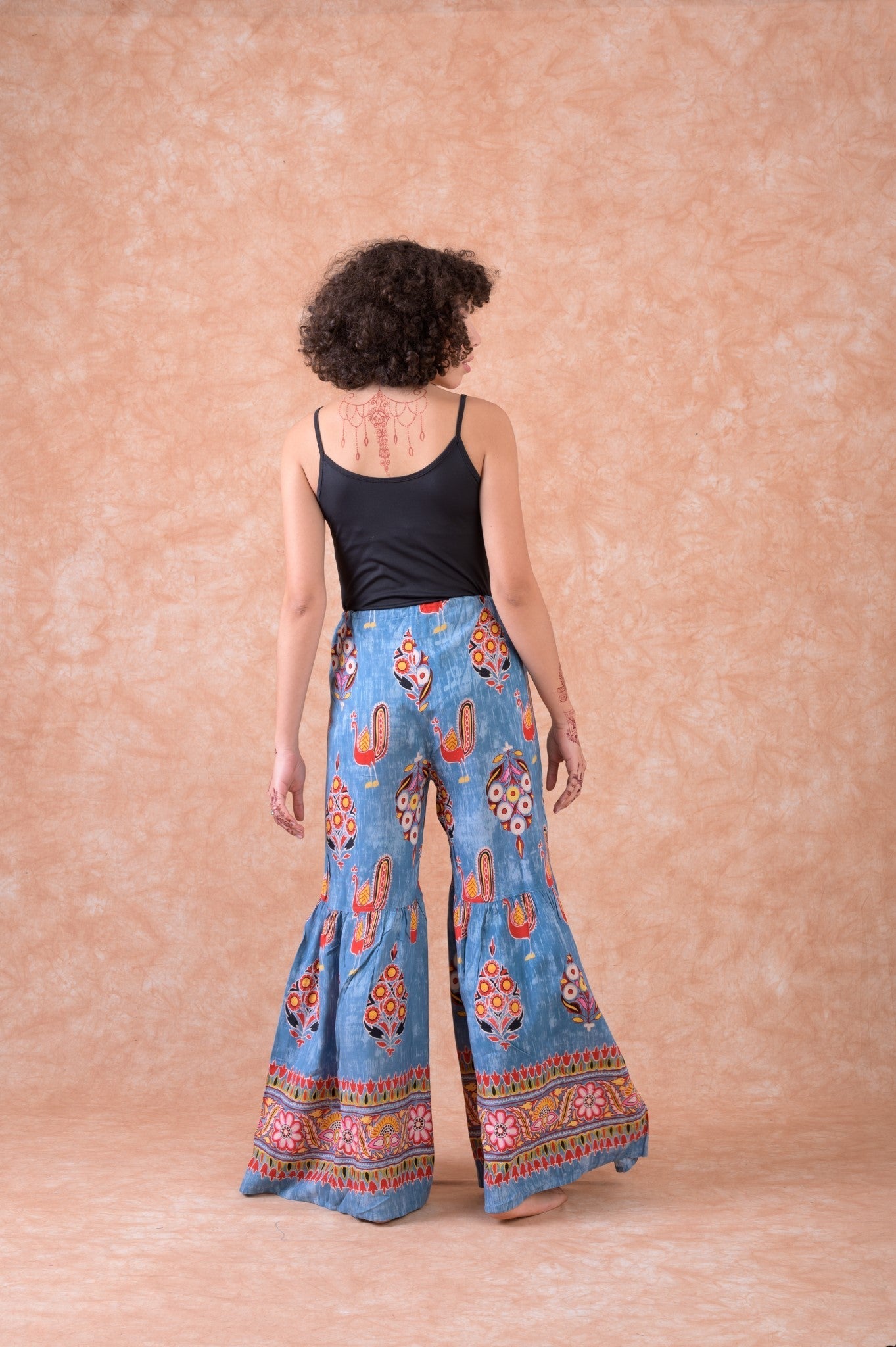 Rhea Biba Pants Denim Blue / L/X