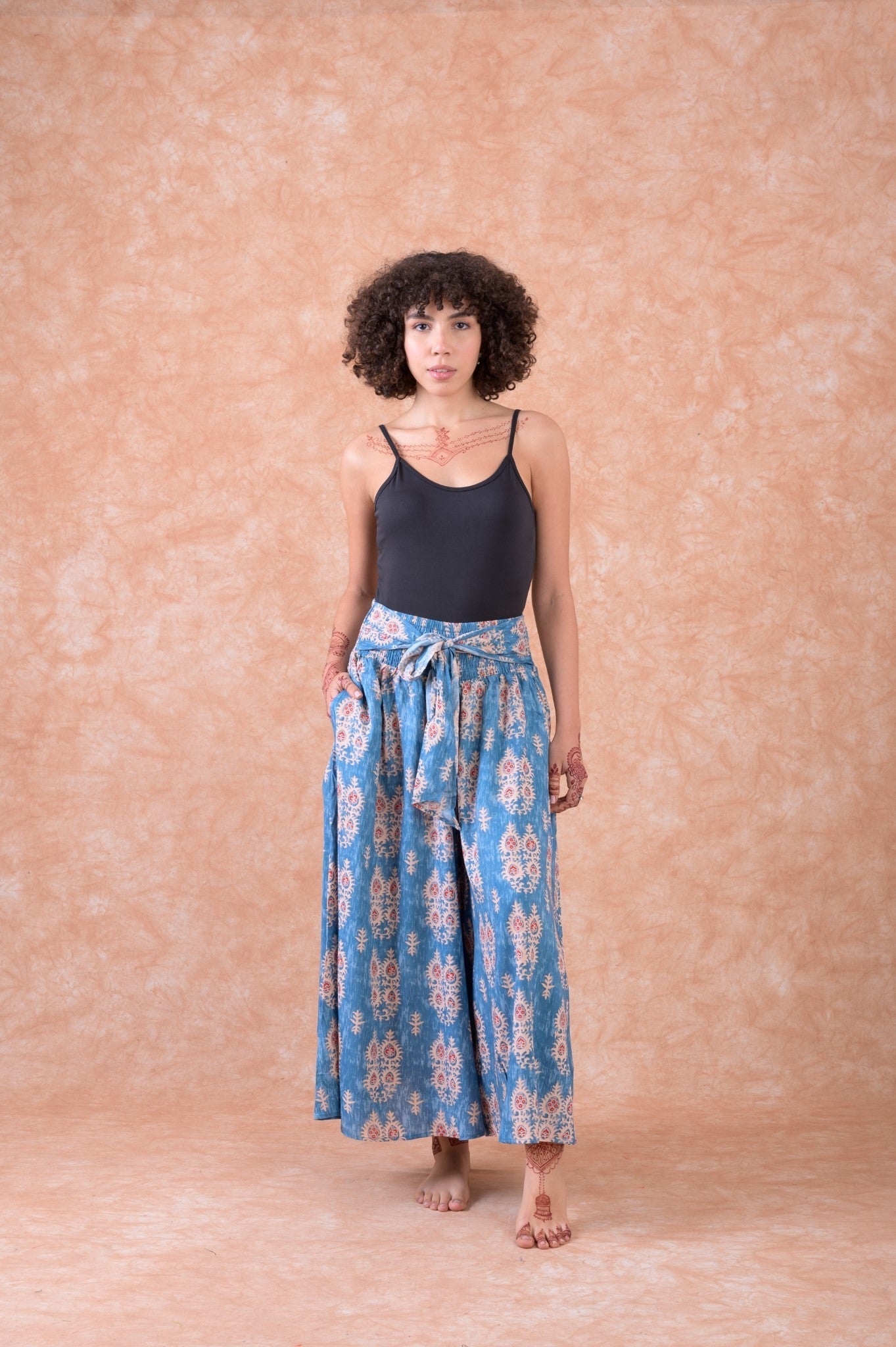 Rhea Henida Pants Denim Blue / S/M