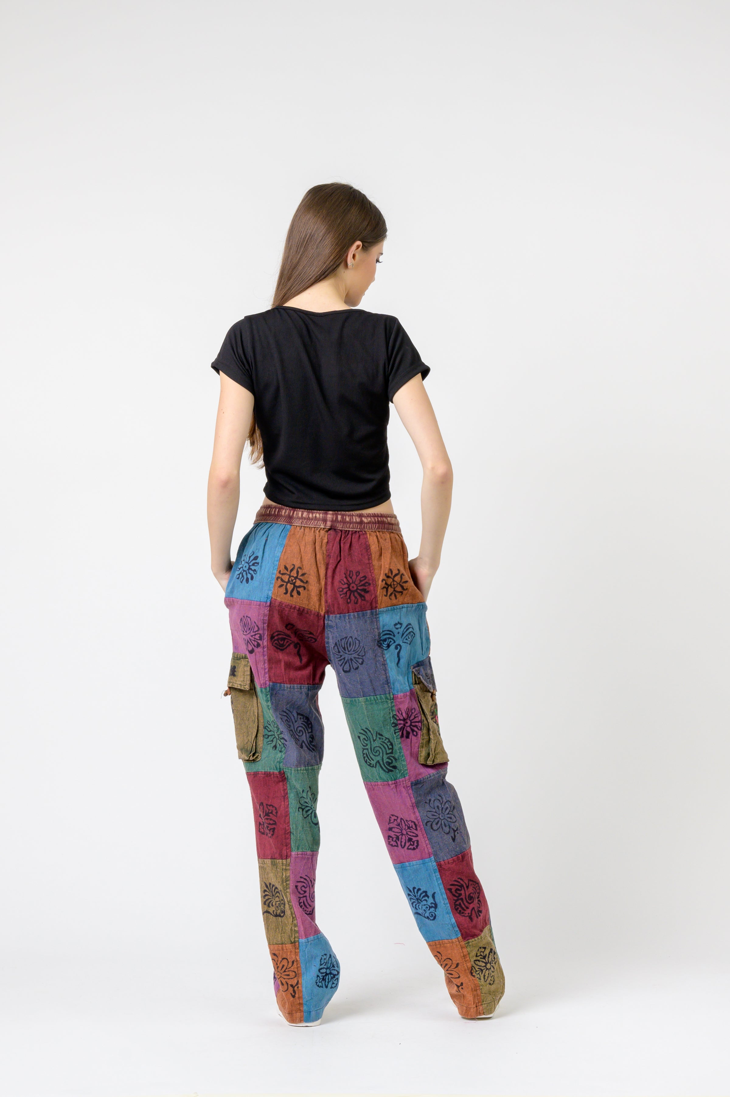 Rhea Tie Waist Cargo Pants