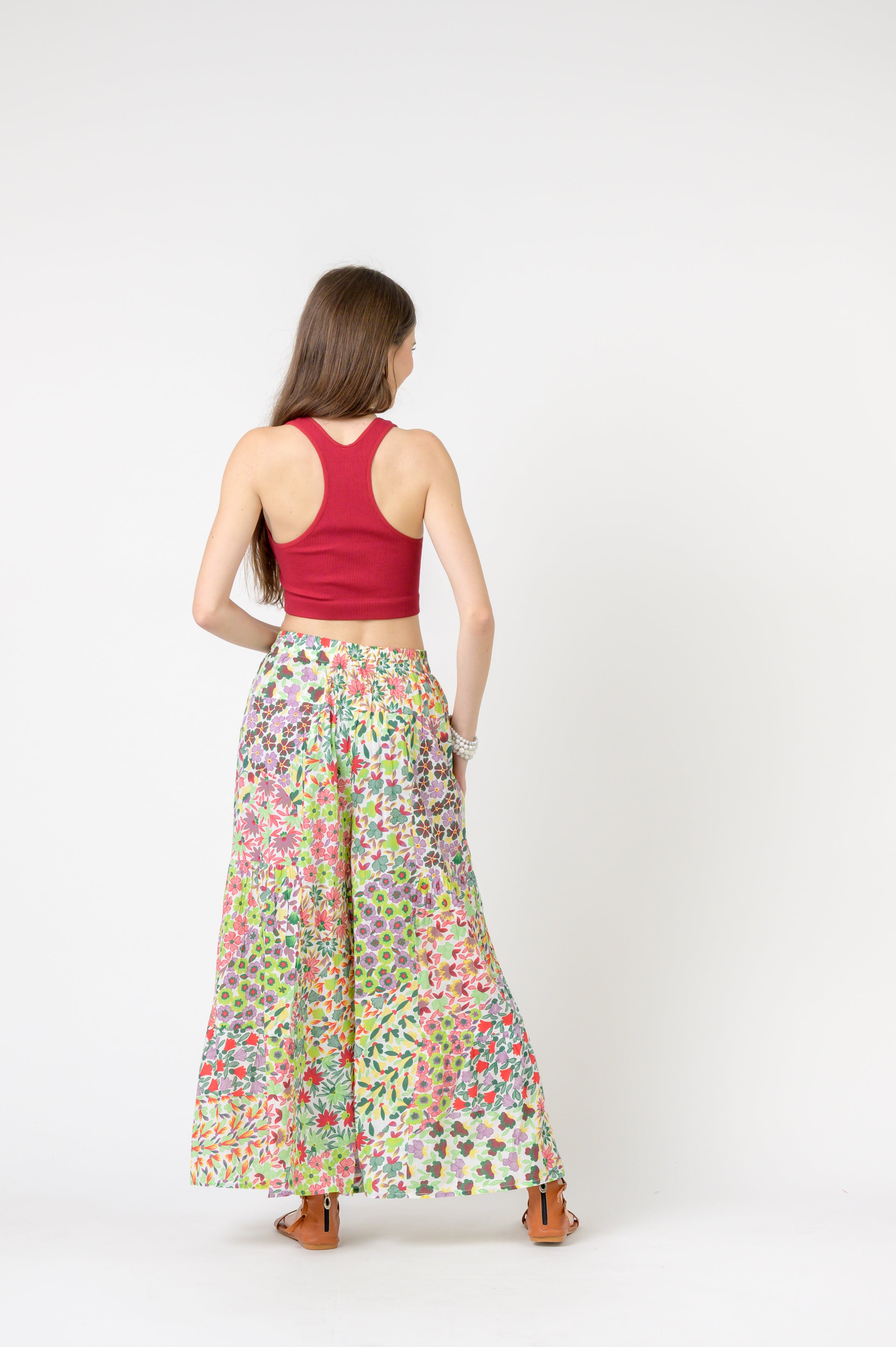 Rhea Flower Garden Gauchos Pants