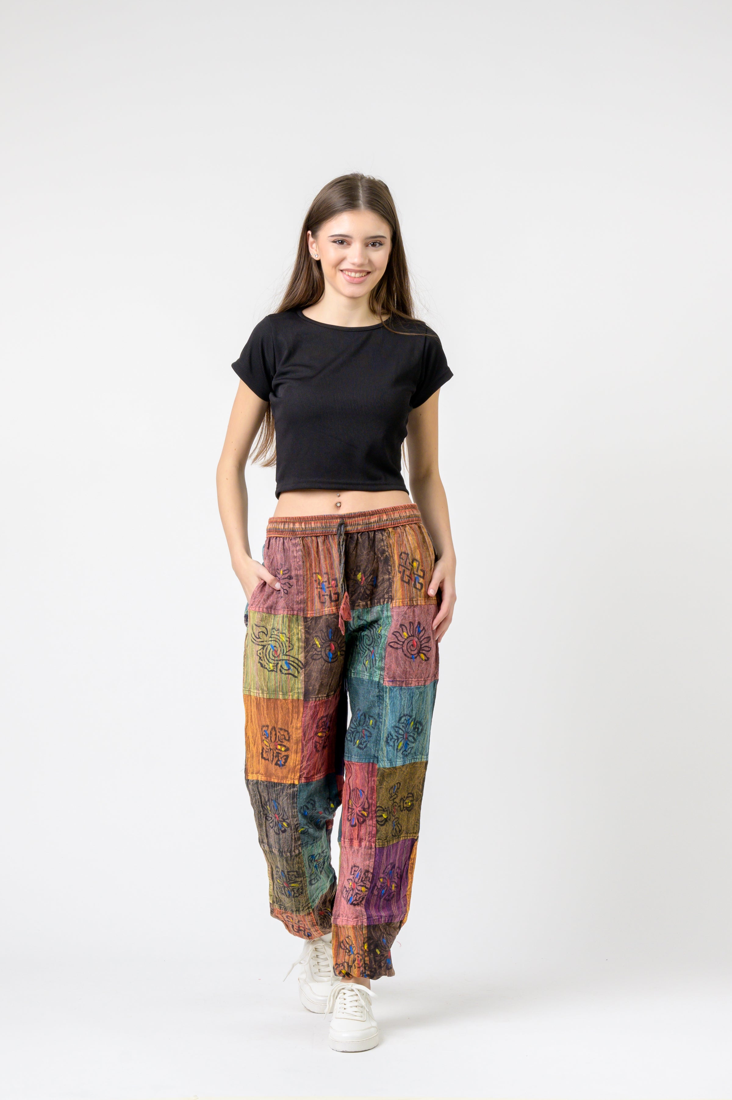 Rhea Patch Pants