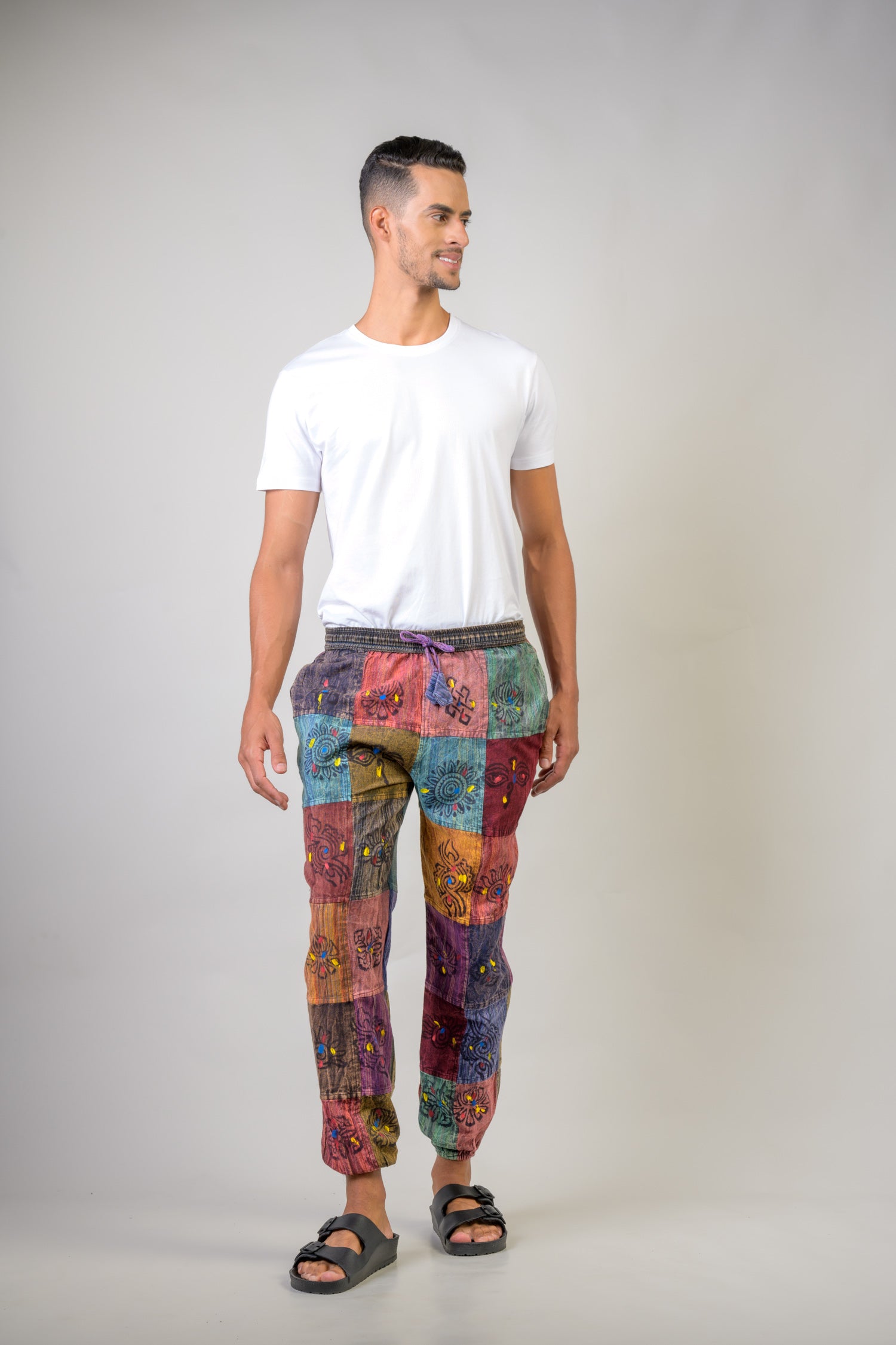 Rhea Patch Cargo Pants Red / Small