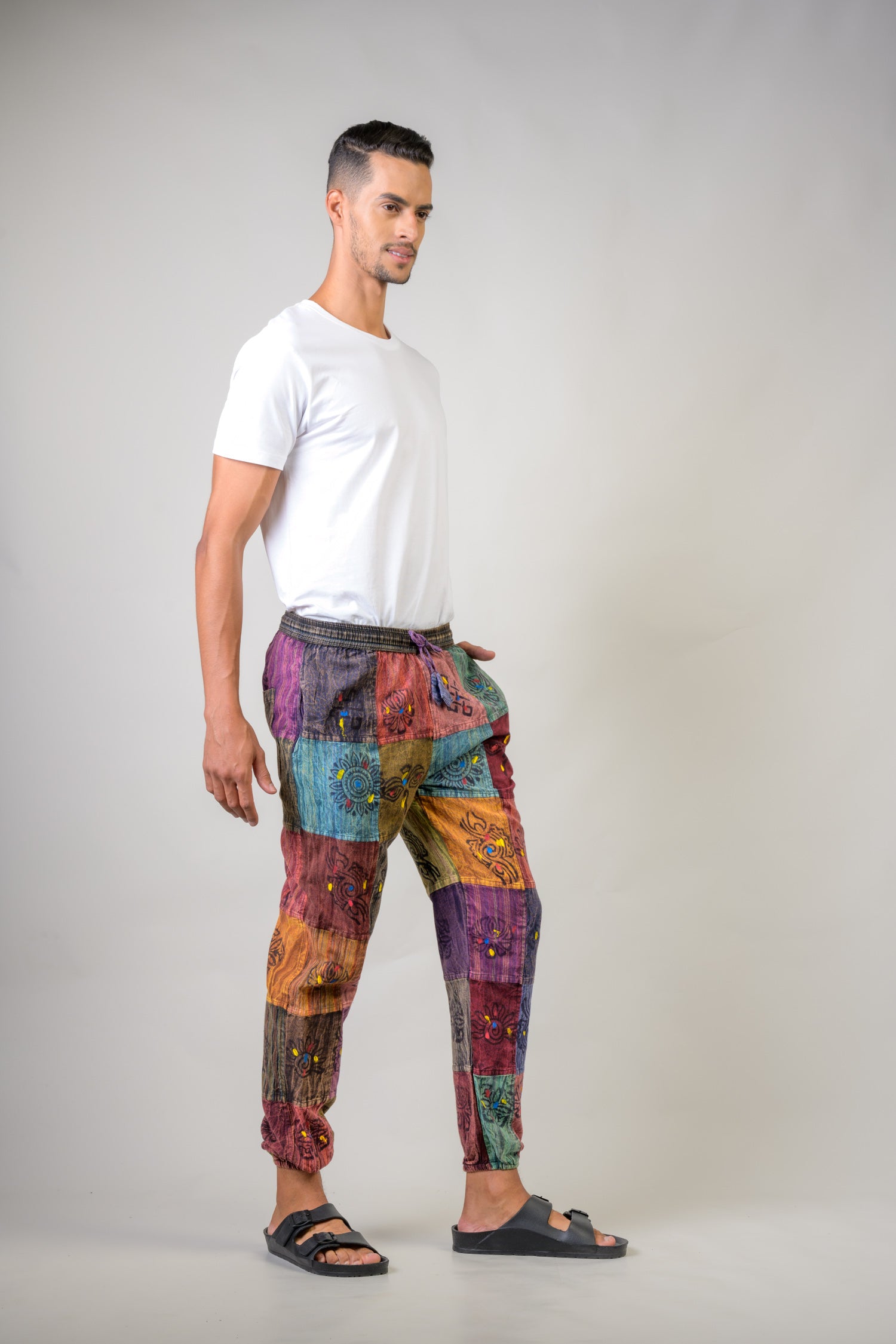 Rhea Patch Cargo Pants Red / Small