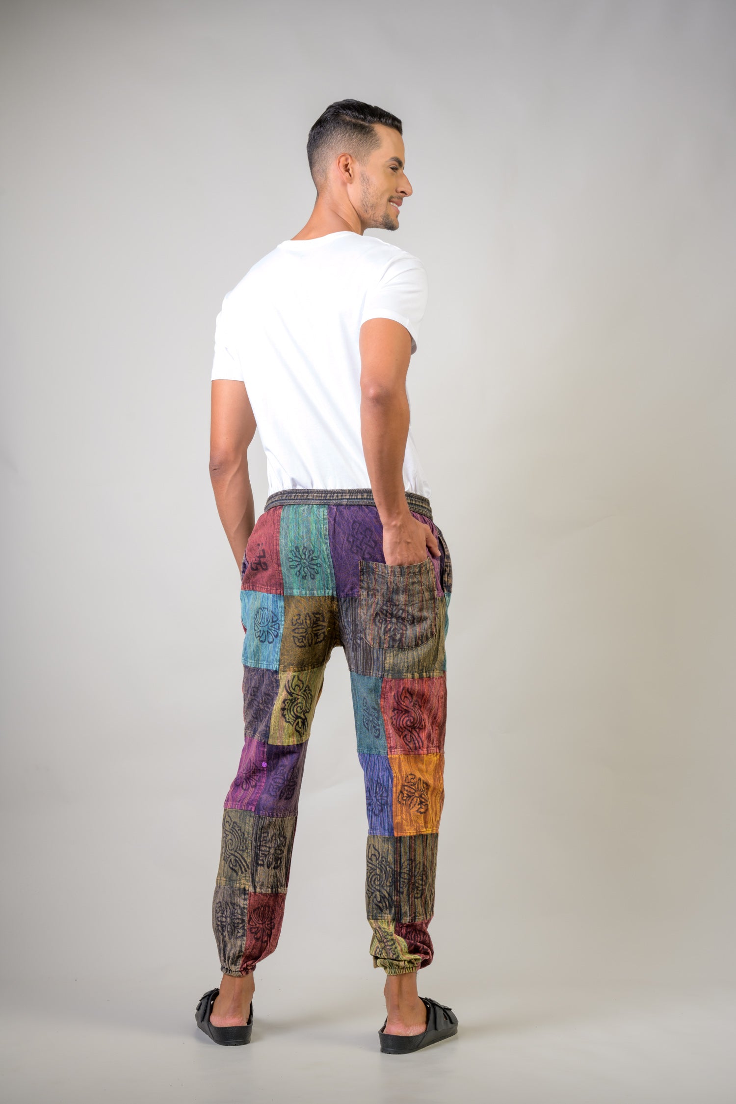 Rhea Patch Cargo Pants Red / Small