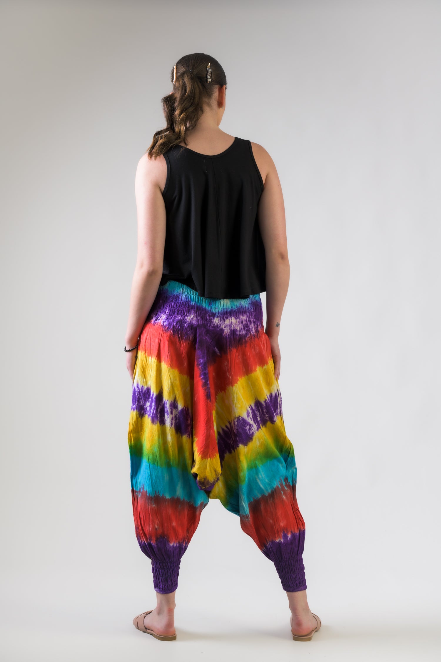 Rhea Comfy Harem Pants Multicolor / One Size