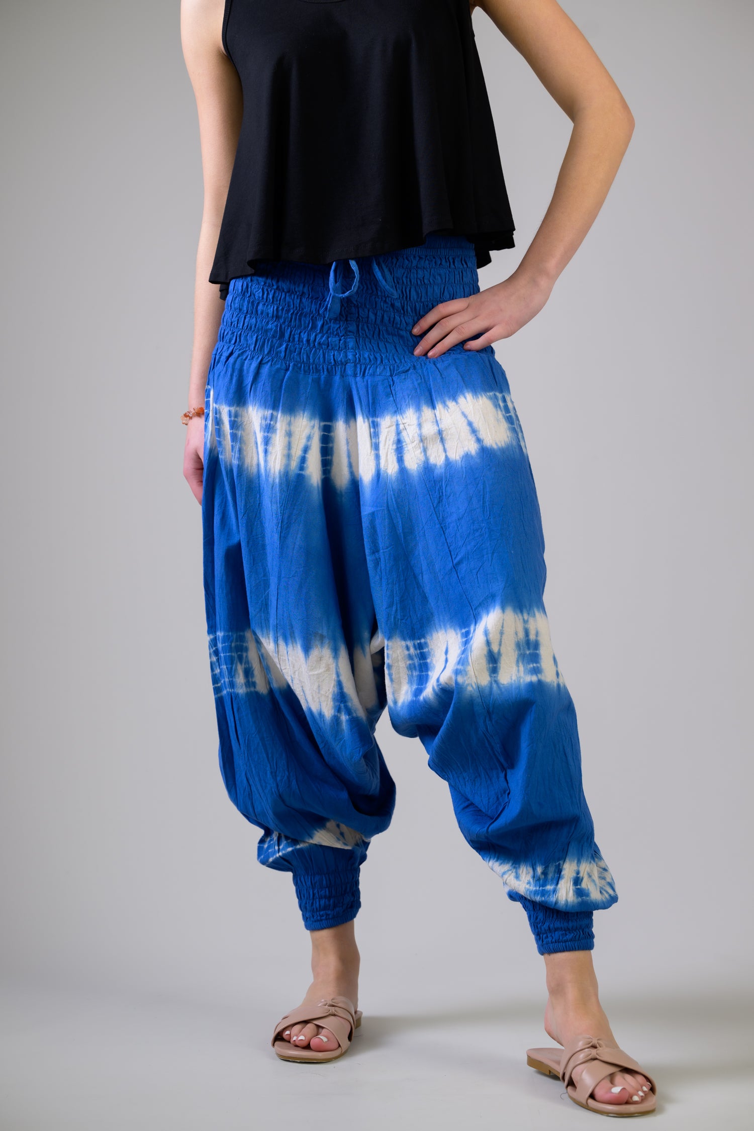Rhea Comfy Harem Pants Tie-Dye / One Size
