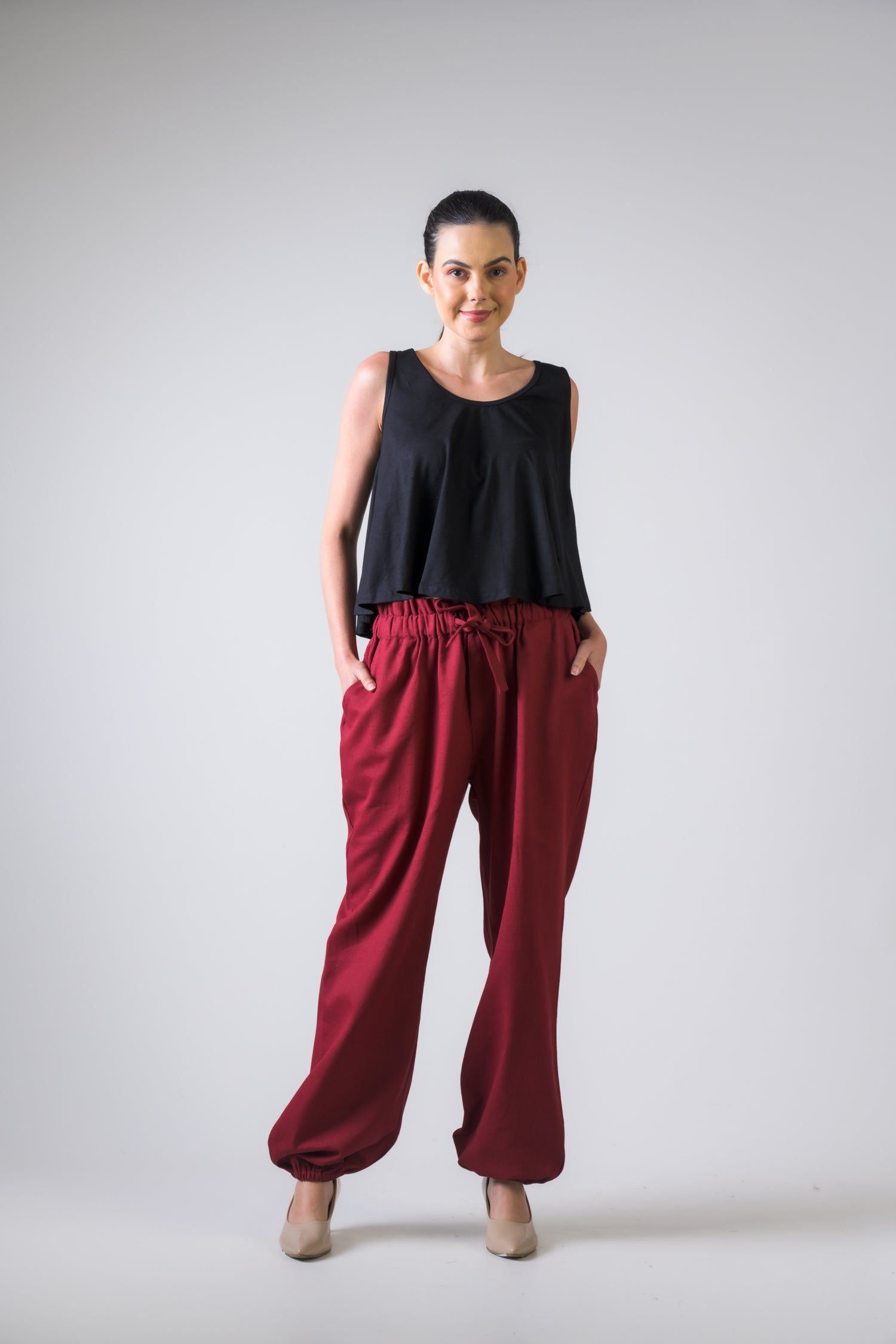 Rhea Harbour Pants Green / S/M