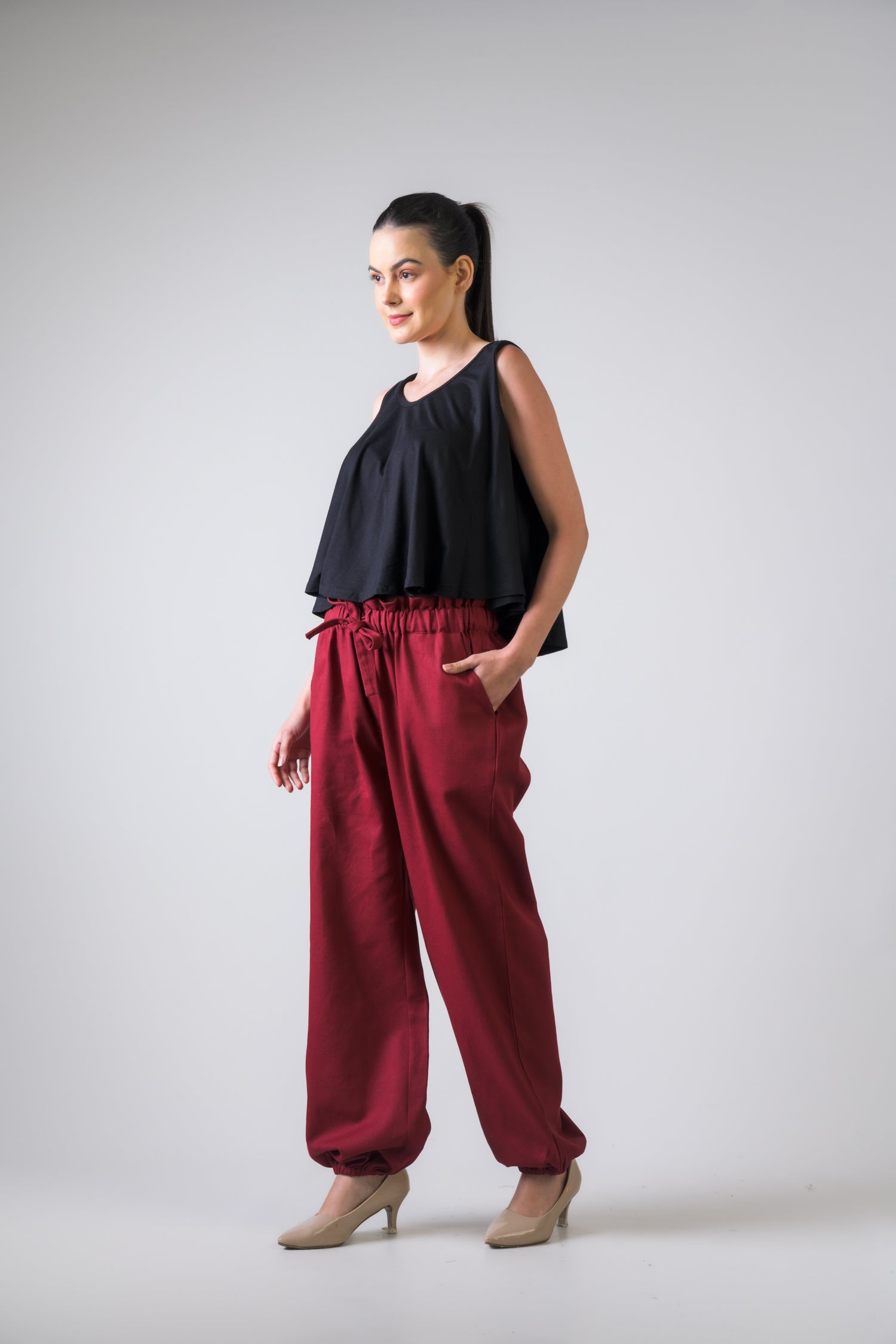 Rhea Harbour Pants Green / S/M