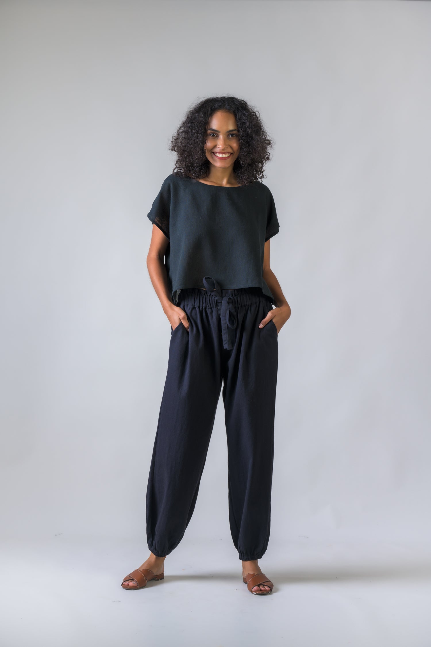 Rhea Harbour Pants Black / S/M