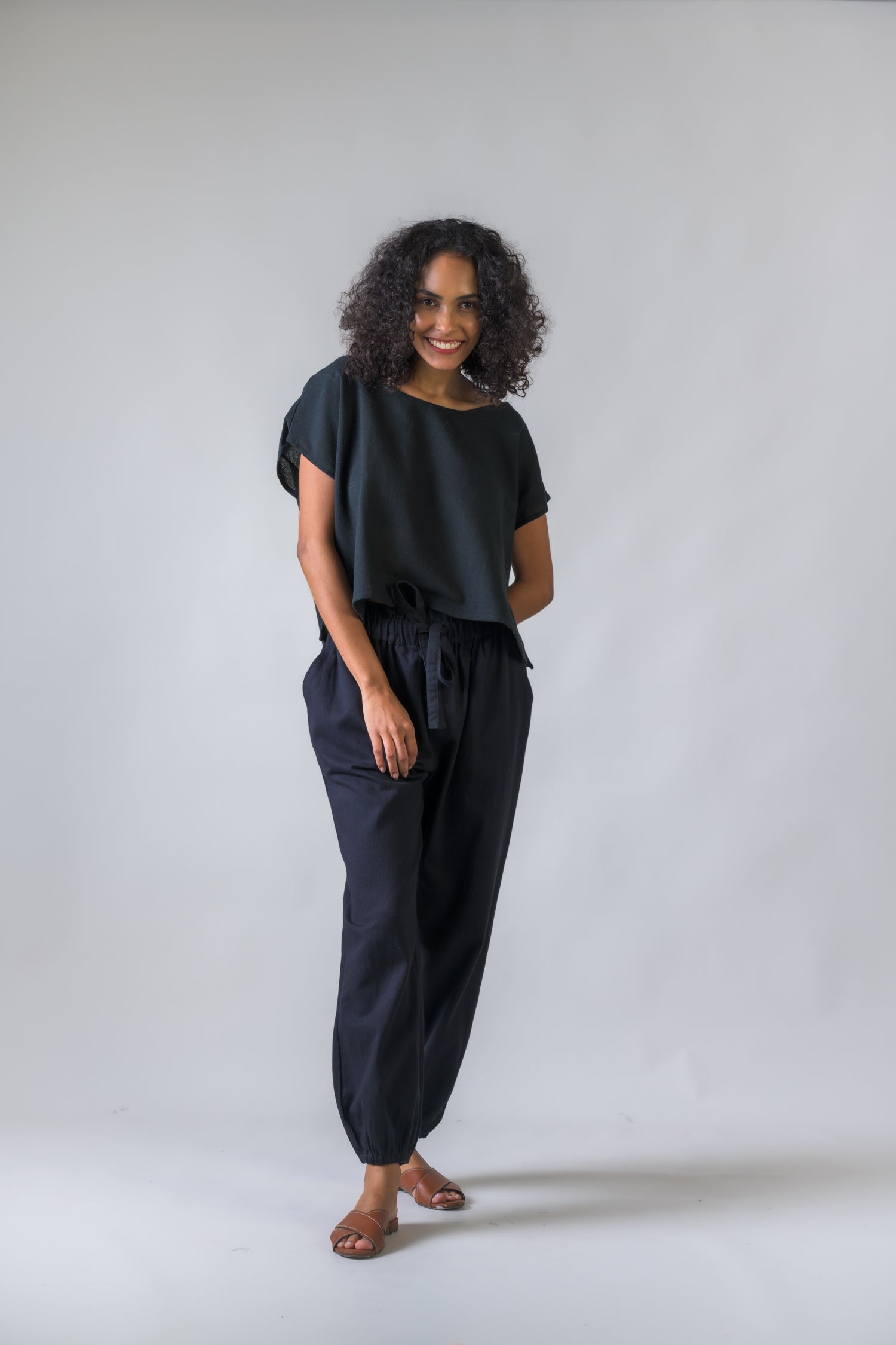 Rhea Harbour Pants Black / S/M