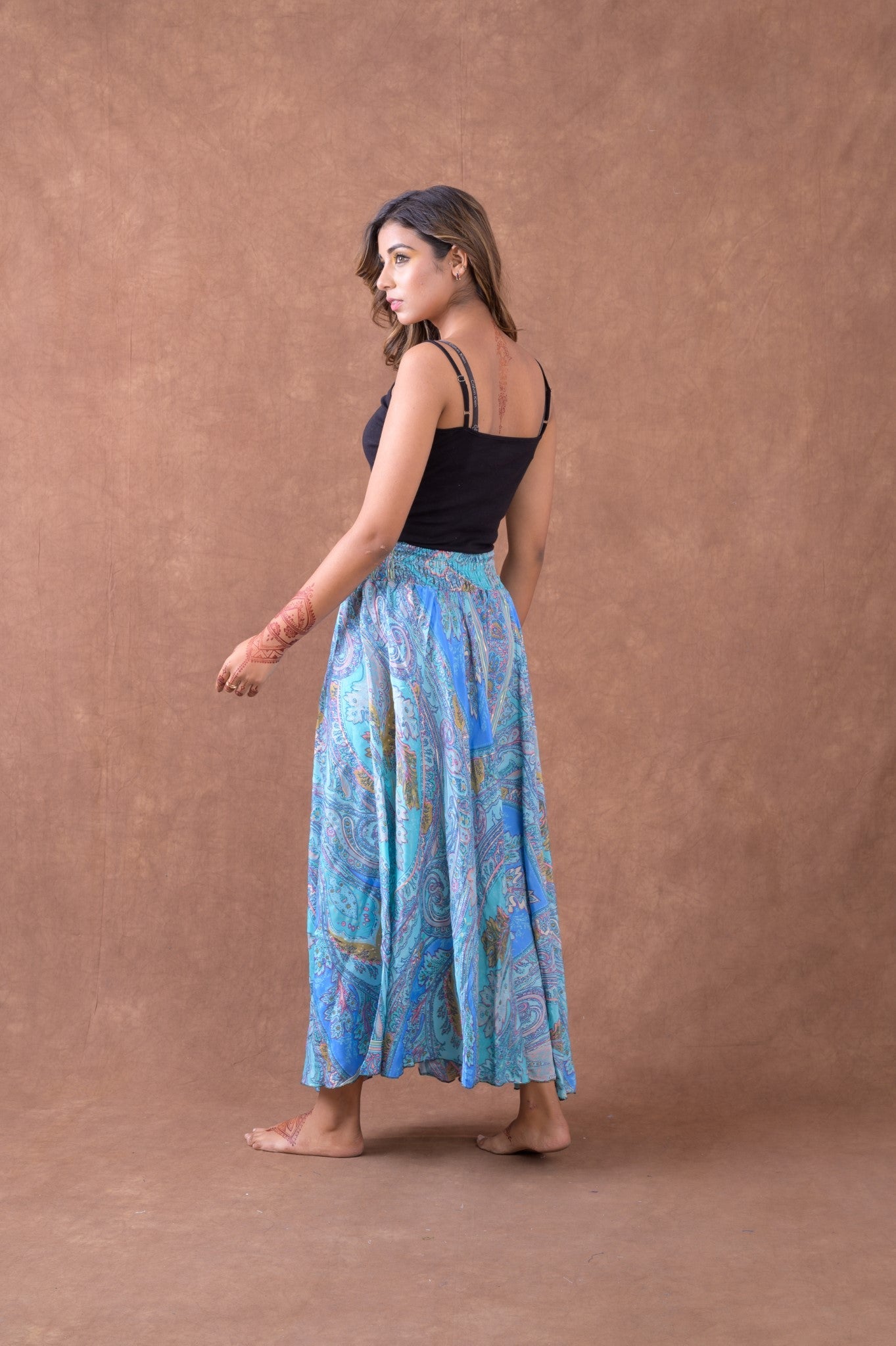 Rhea Printed Wide Leg Pants