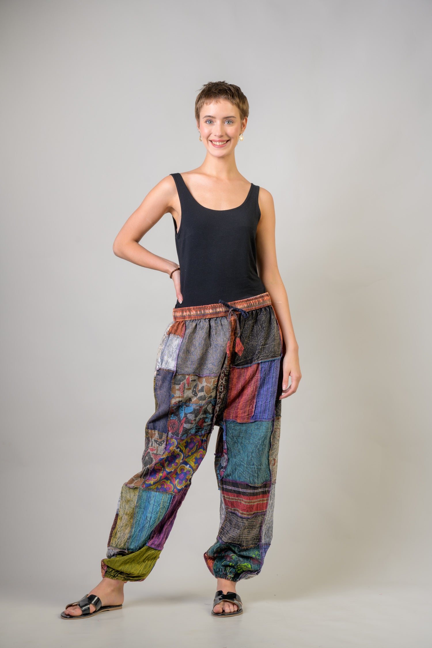 Rhea Multicolor Patch Pants
