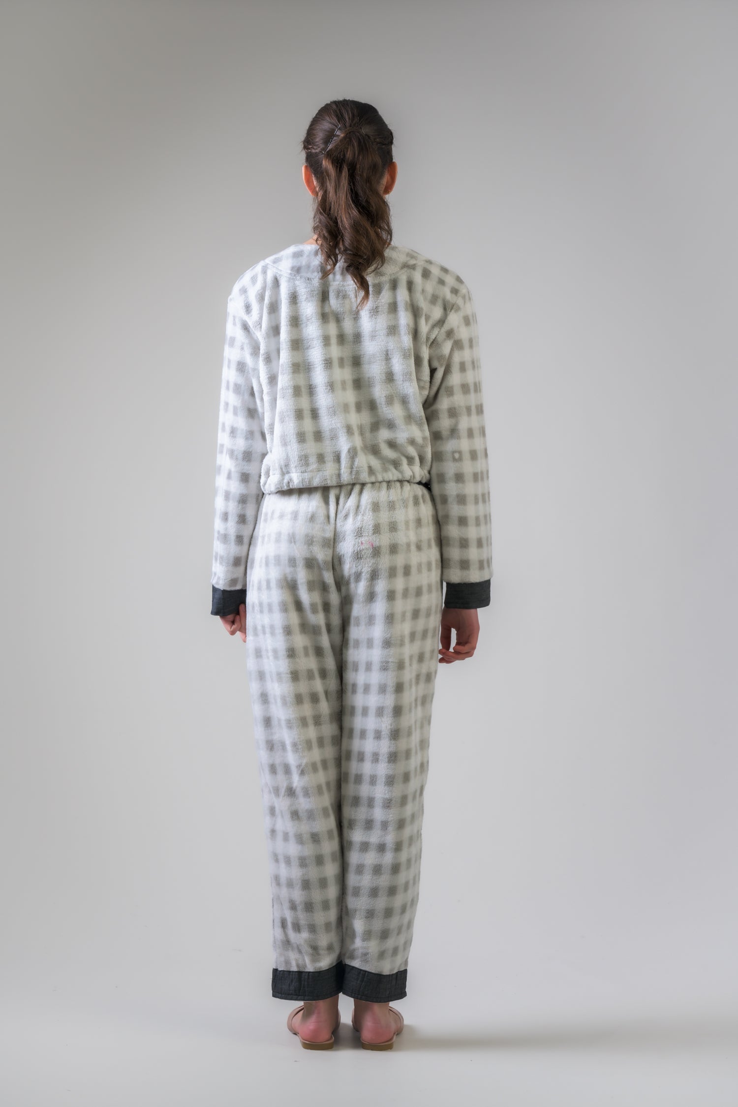 Rhea Calefactora Soft Pants White/Grey / L/X