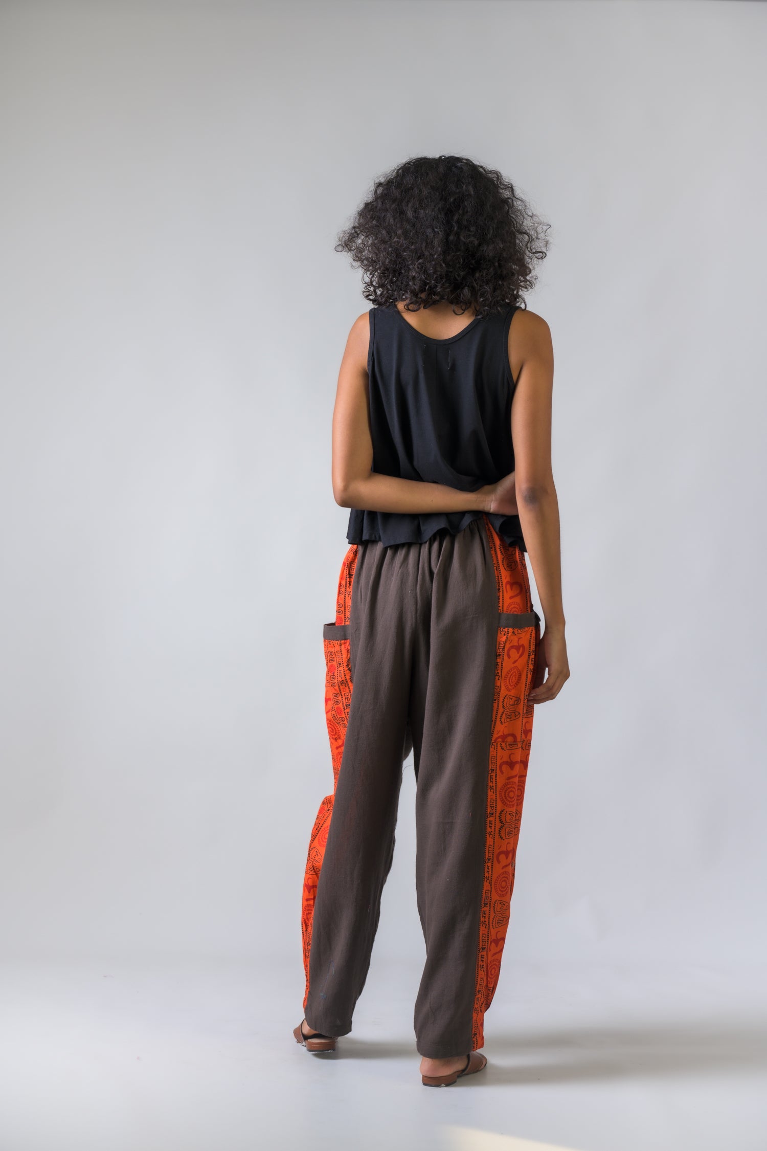 Rhea Eloquent Pattern Trousers Black / One Size