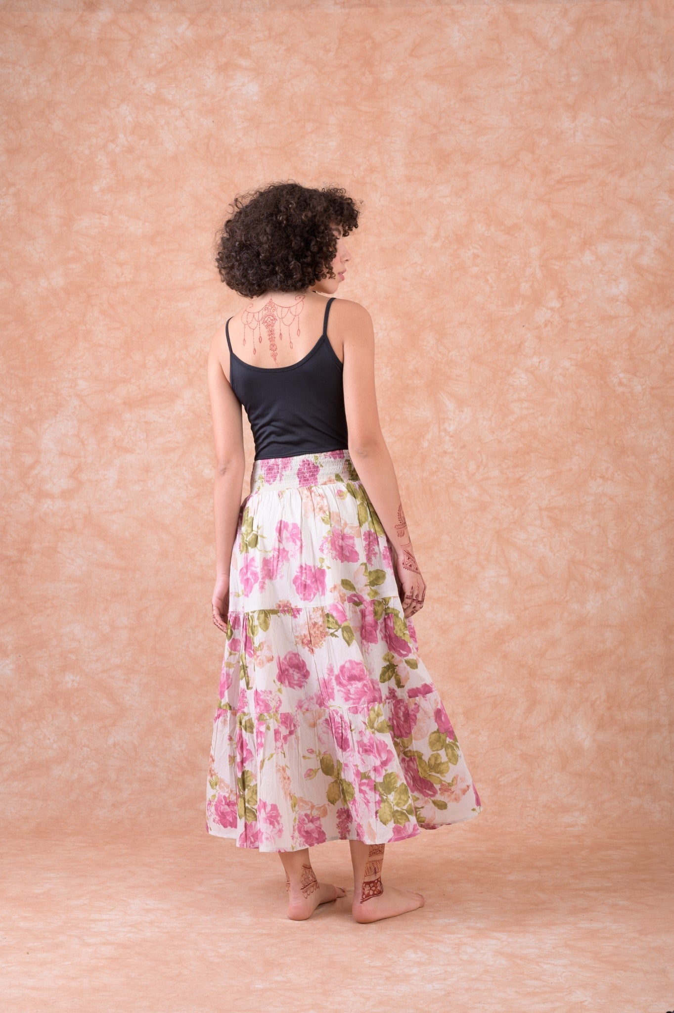 Rhea Pattern Print Skirt