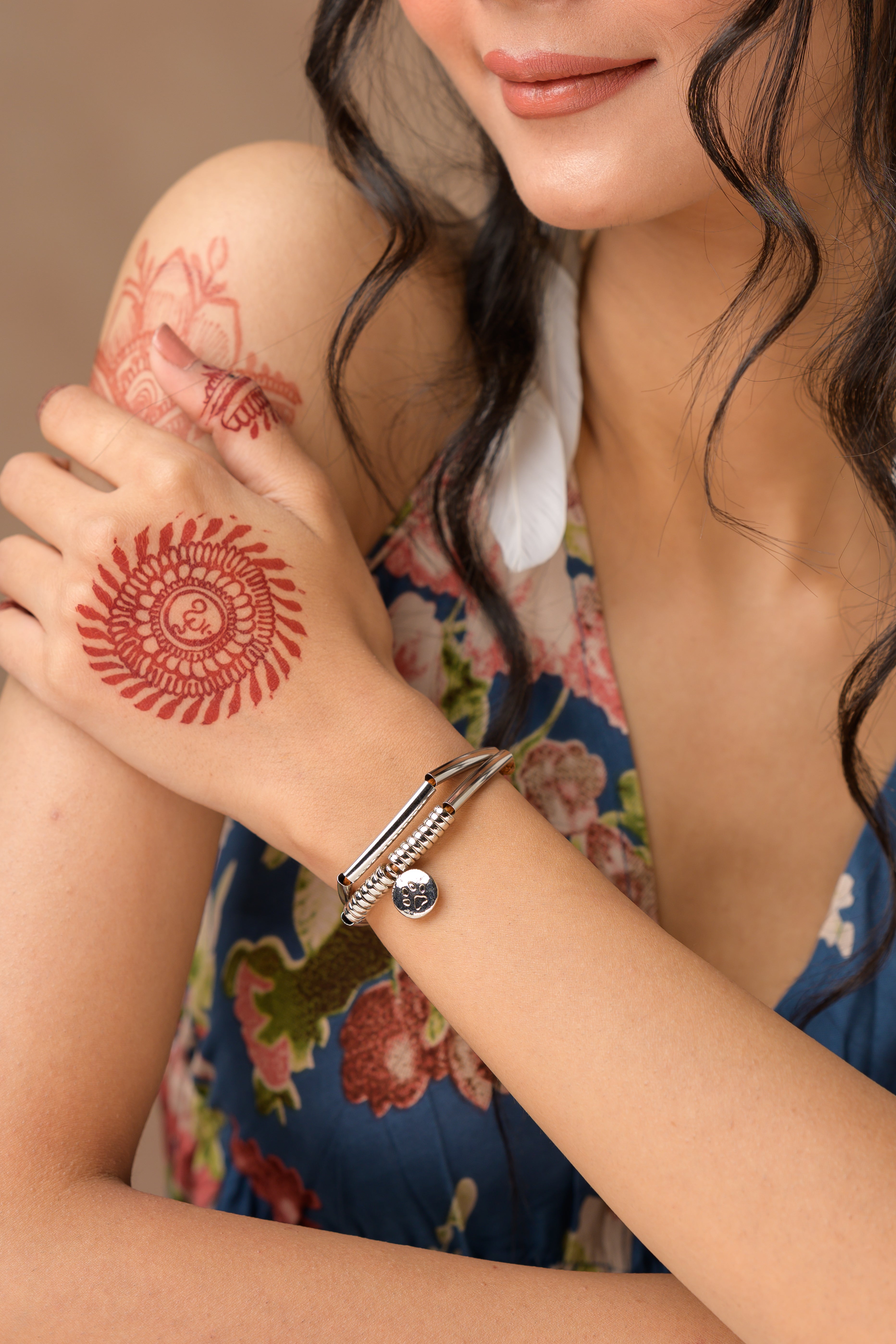 Paw Print Charm Bracelet