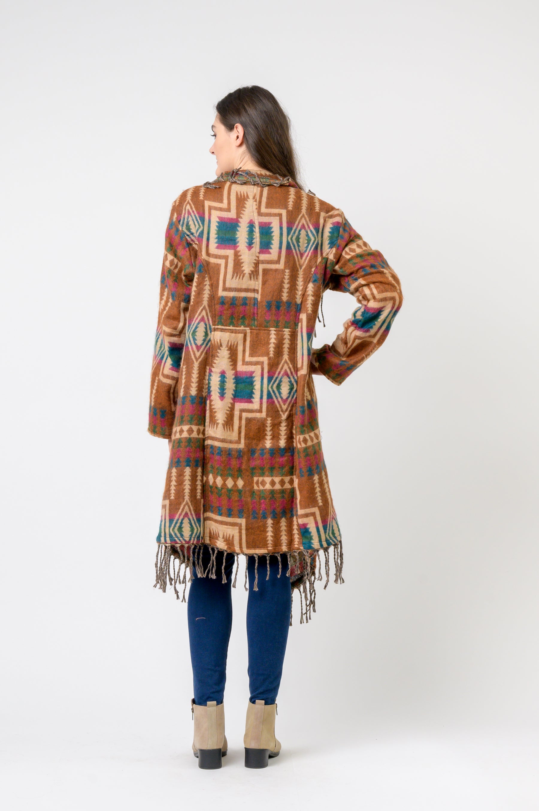 Rhea Nepali Colorful Jhalar Robe