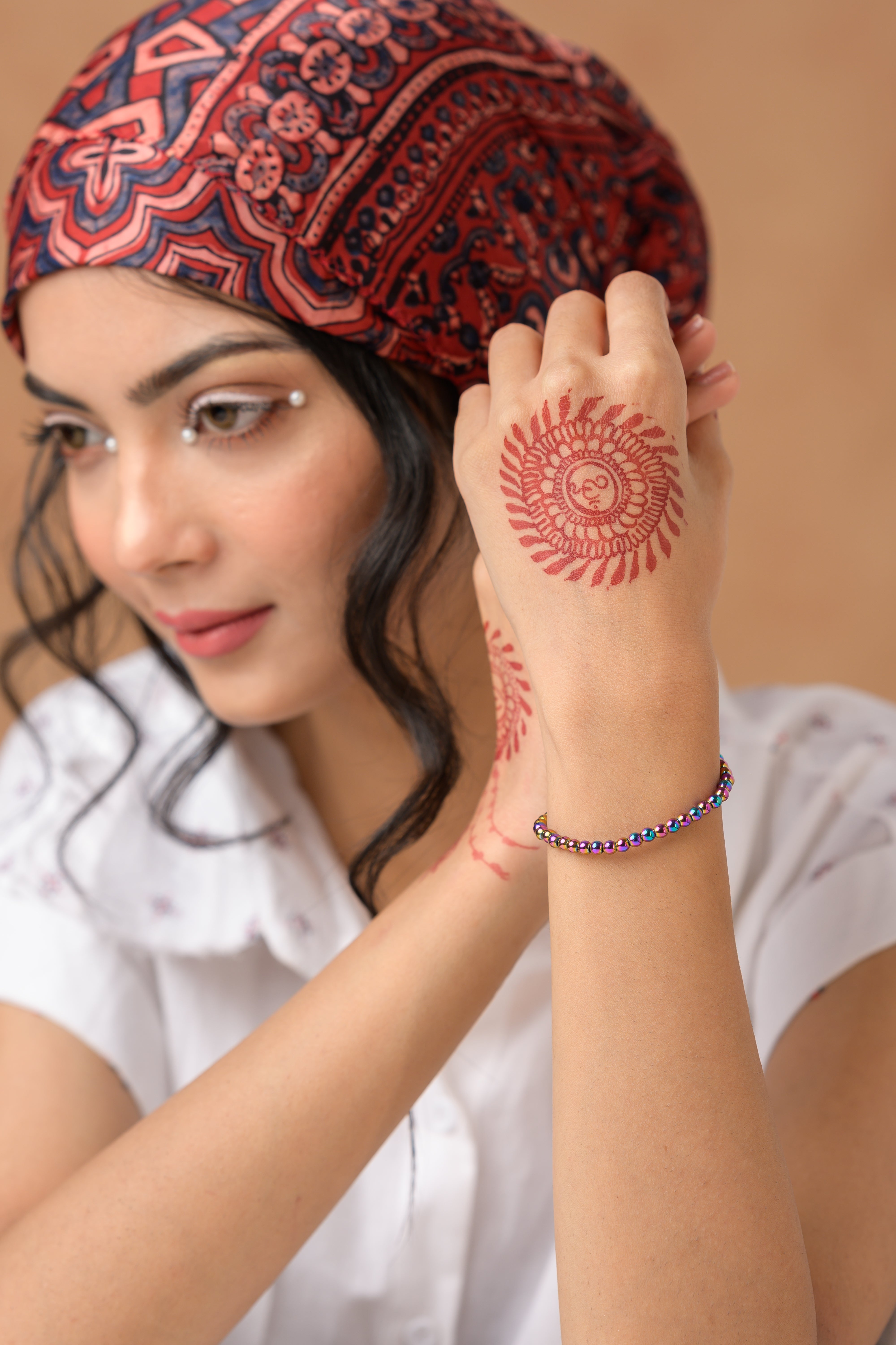 Rainbow Hematite Bracelet