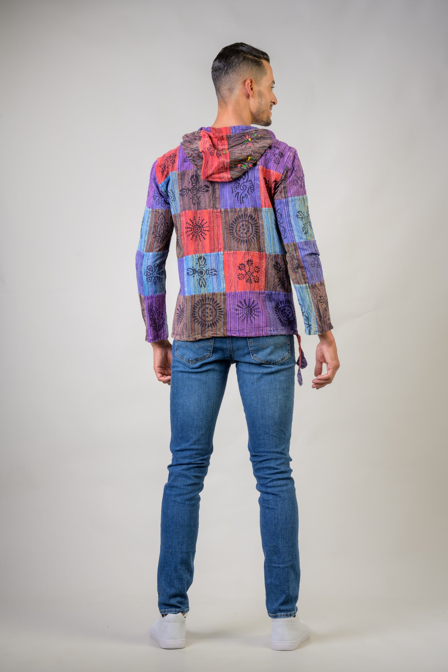 Rhea Mix Patch Printed Shirt (Assorted)