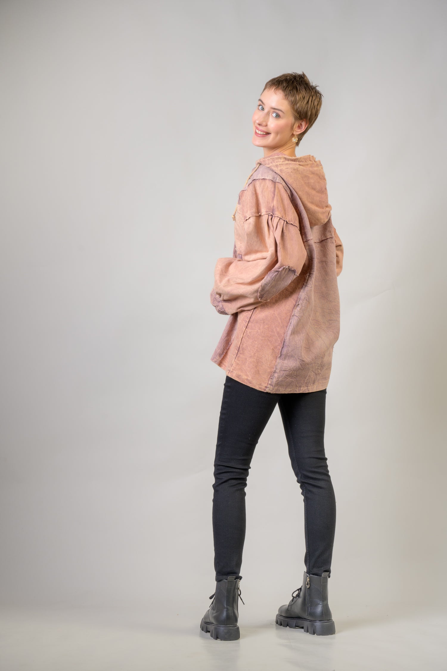 Rhea Front-Pocket Lite Hoodie