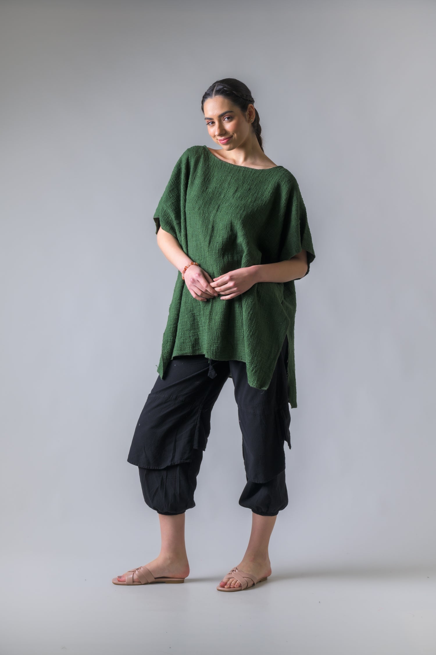 Rhea Woven Jute Kaftan