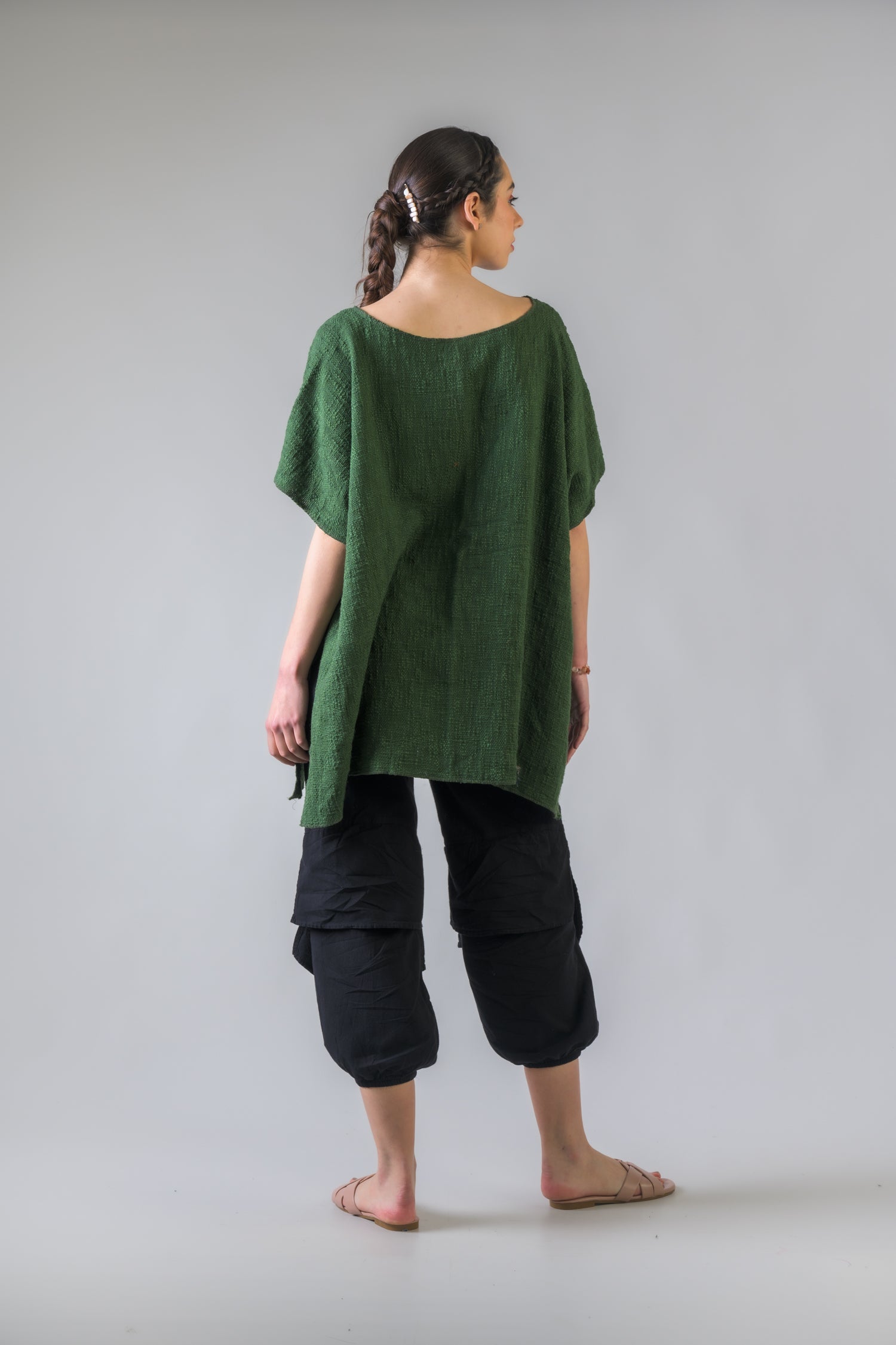 Rhea Woven Jute Kaftan
