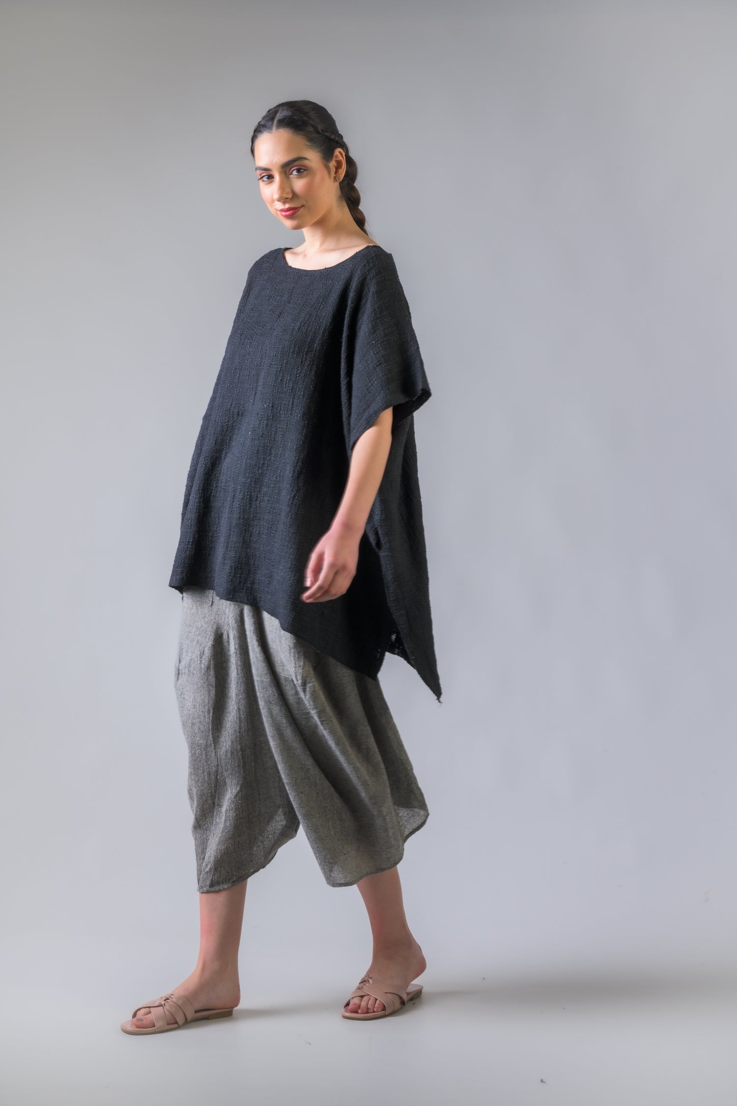 Rhea Woven Jute Kaftan