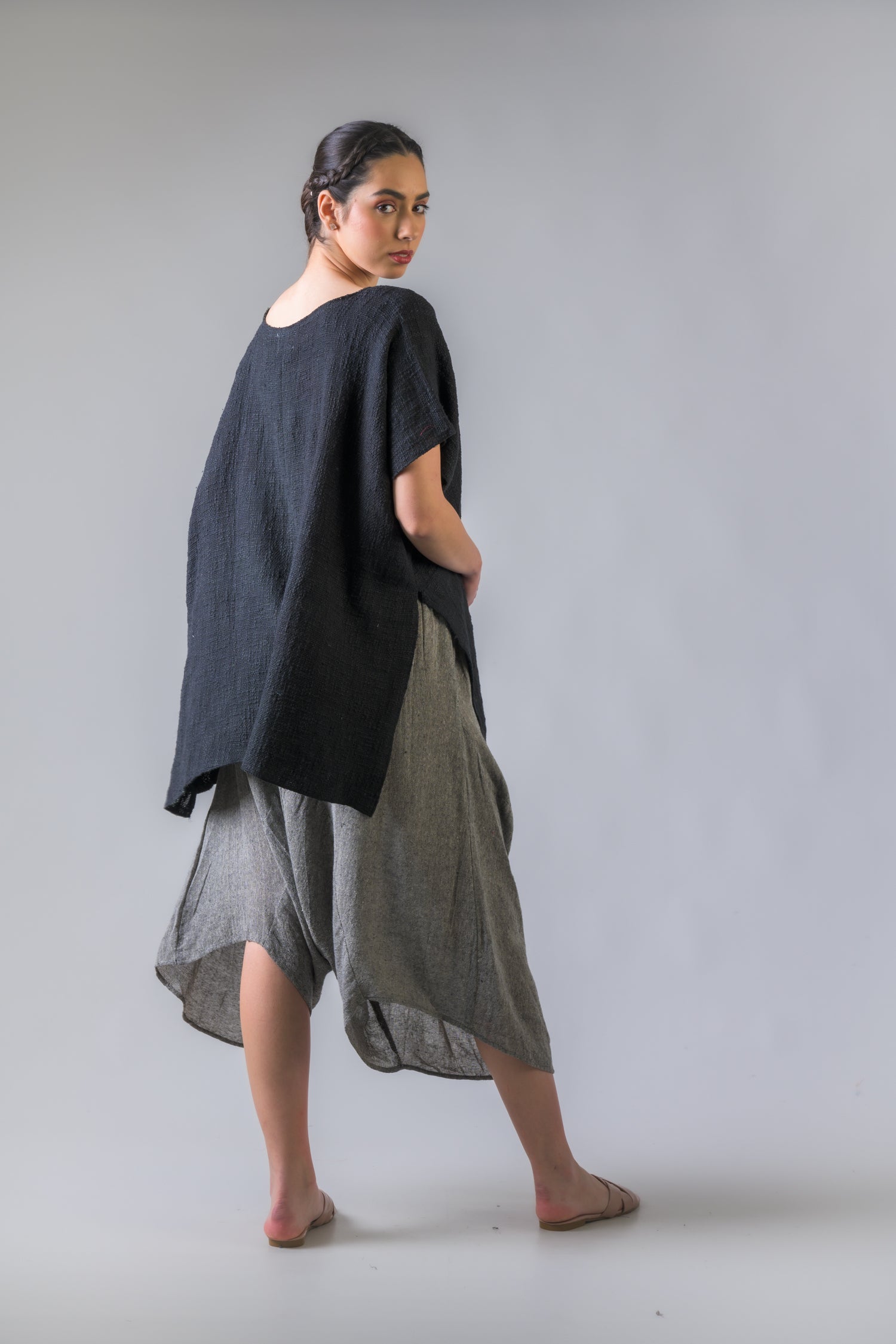 Rhea Woven Jute Kaftan