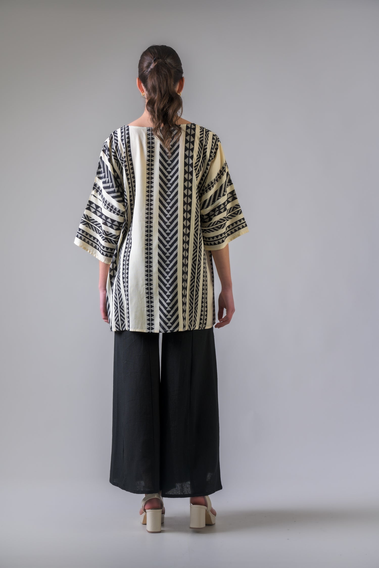 Rhea Aztec Print Top