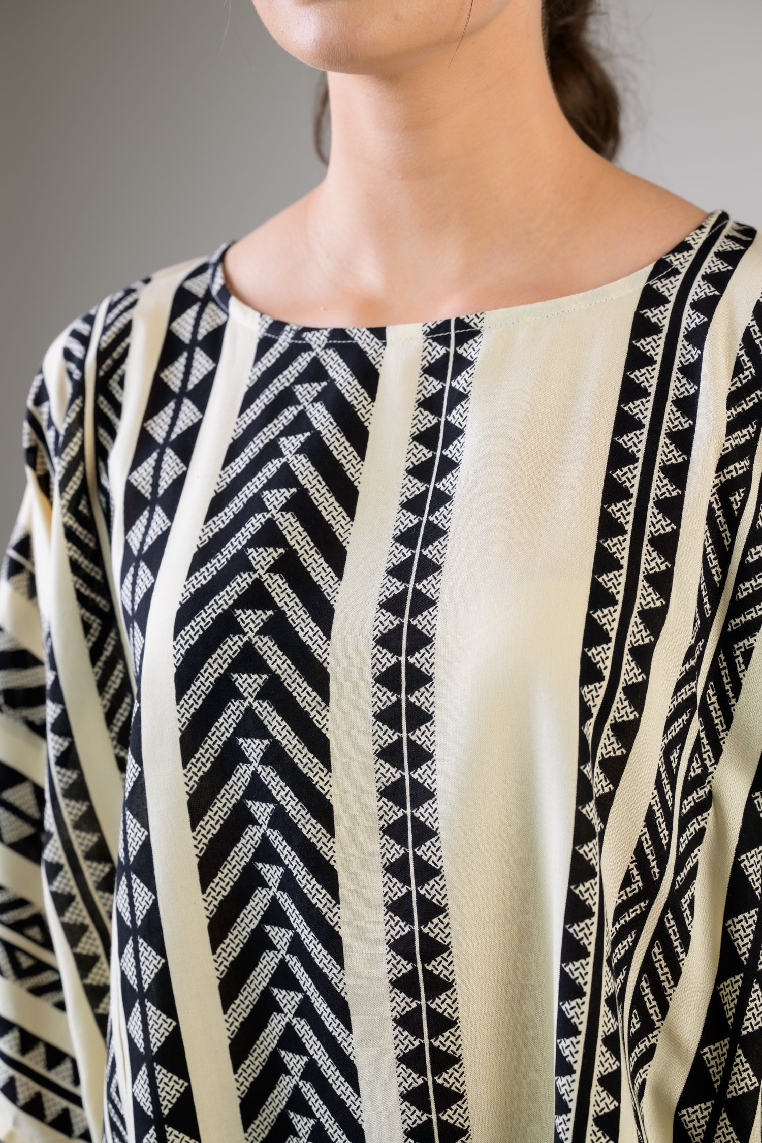 Rhea Aztec Print Top