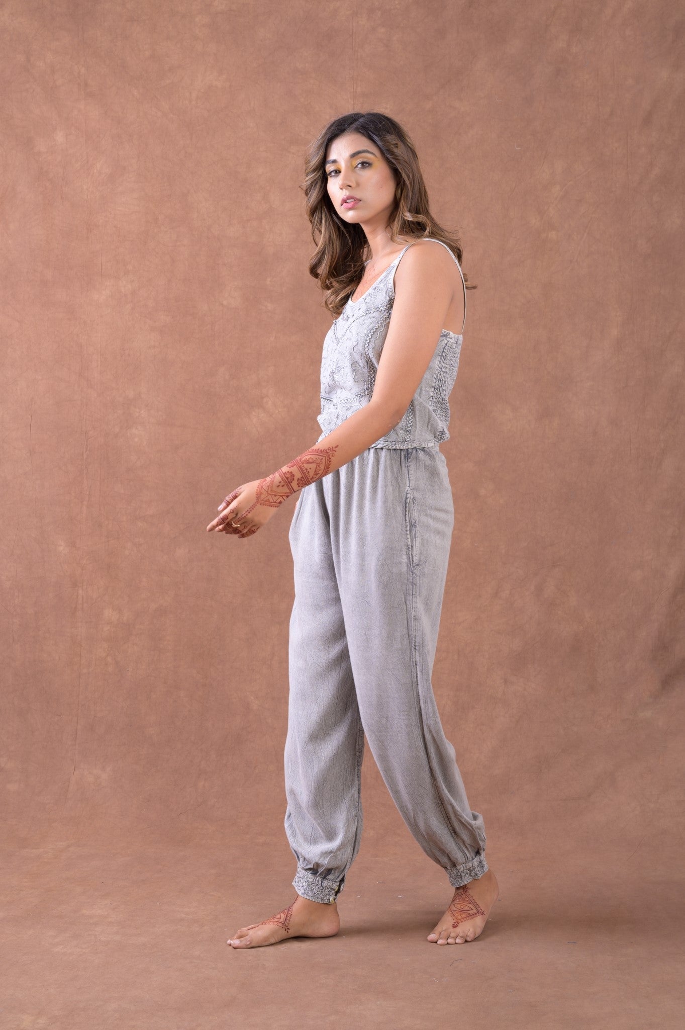 Rhea Tie Waist Harem Pants