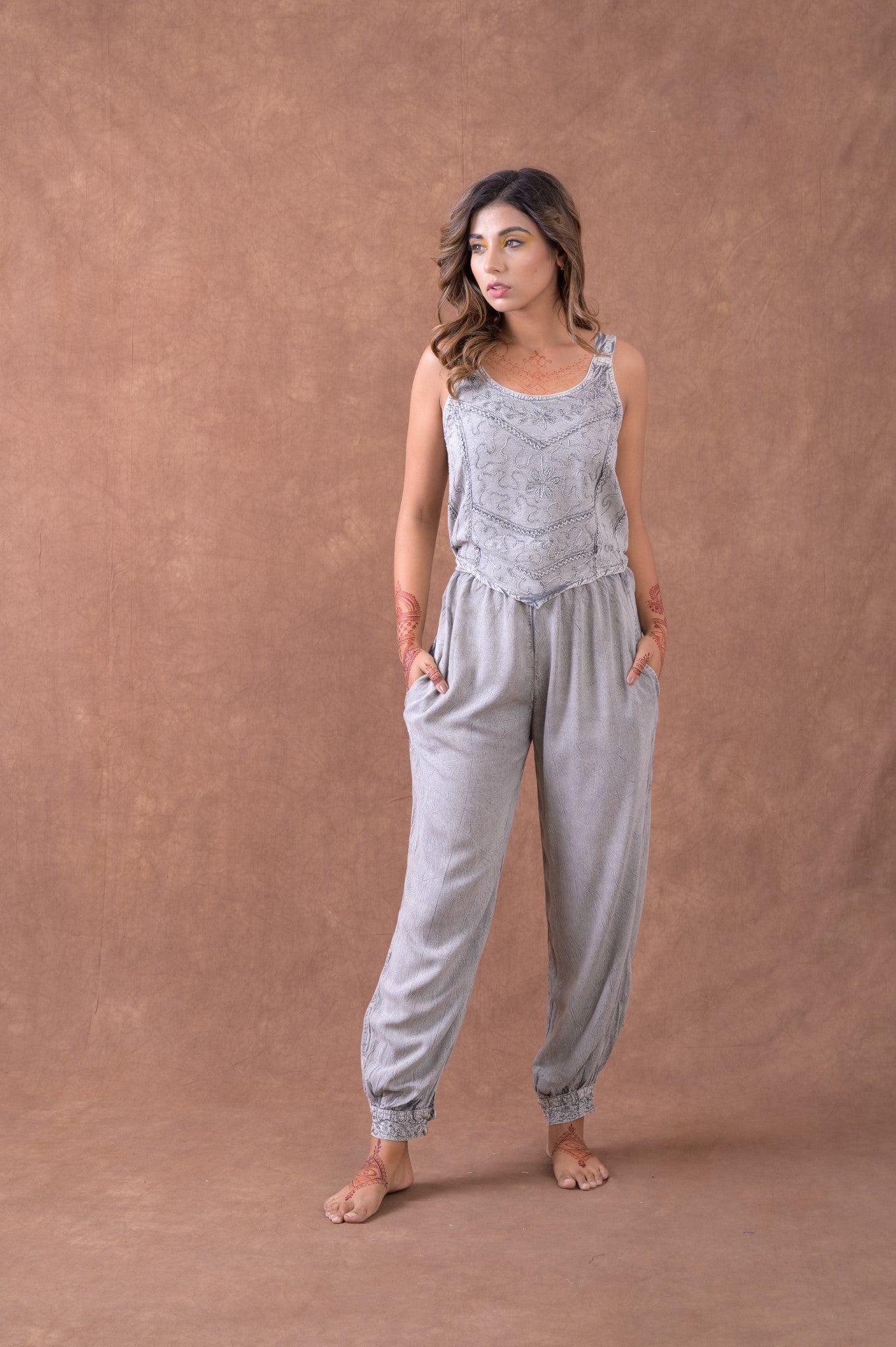 Rhea Tie Waist Harem Pants