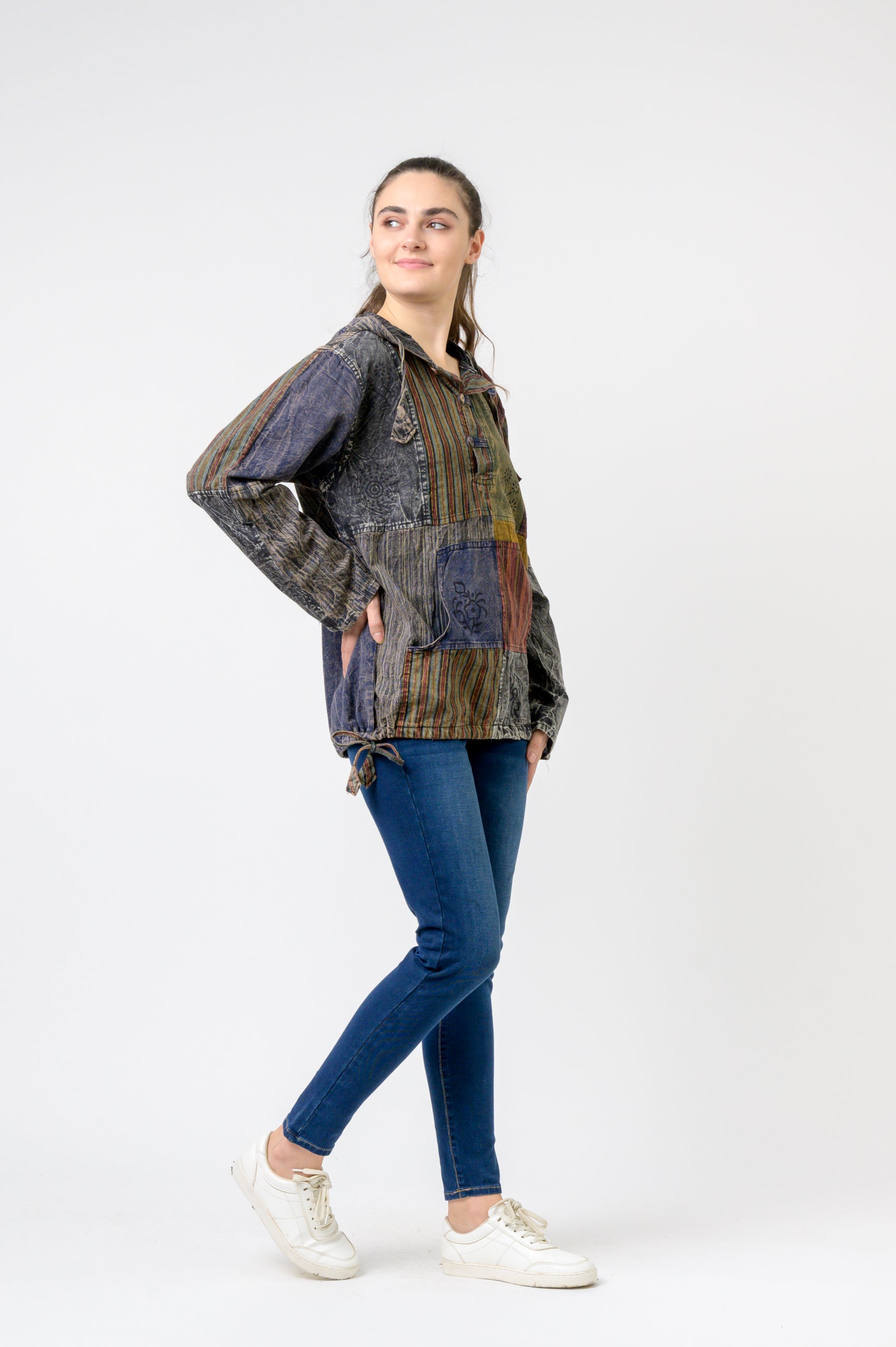 Rhea Bold Cotton Hoodie (Assorted)