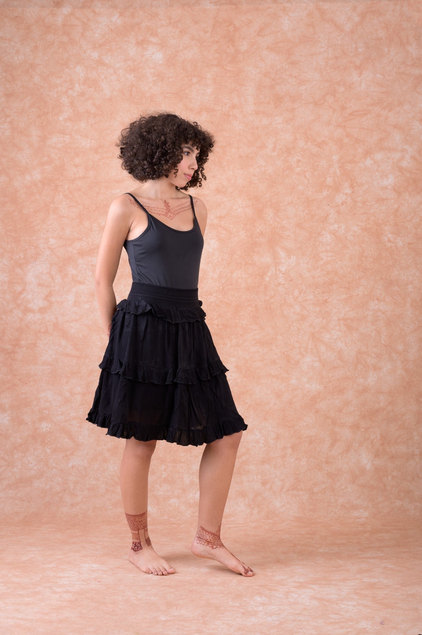 Rhea Princess Skirt Black / L/X