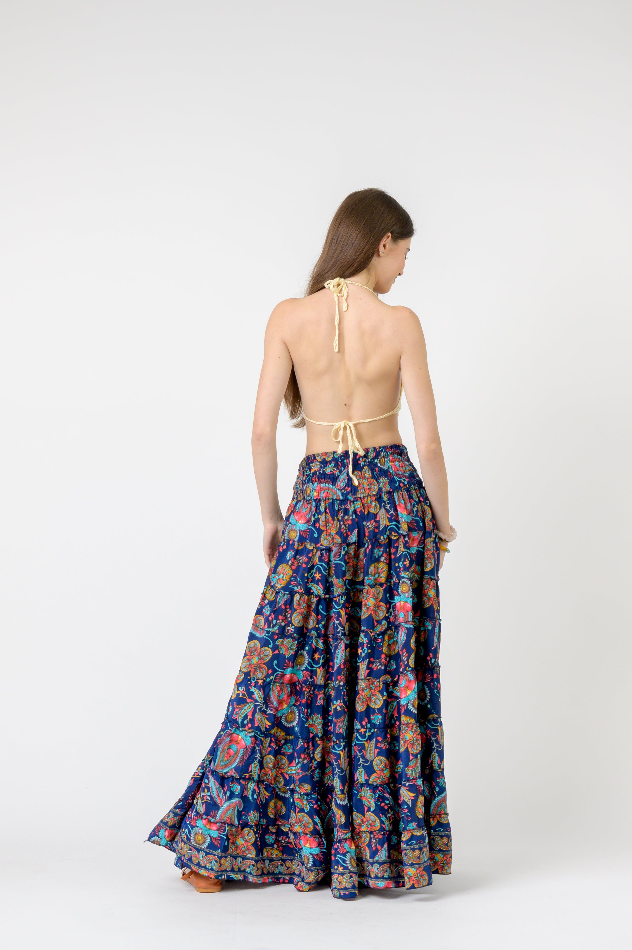 Rhea Layered Print Ruffle Skirt (Assorted)