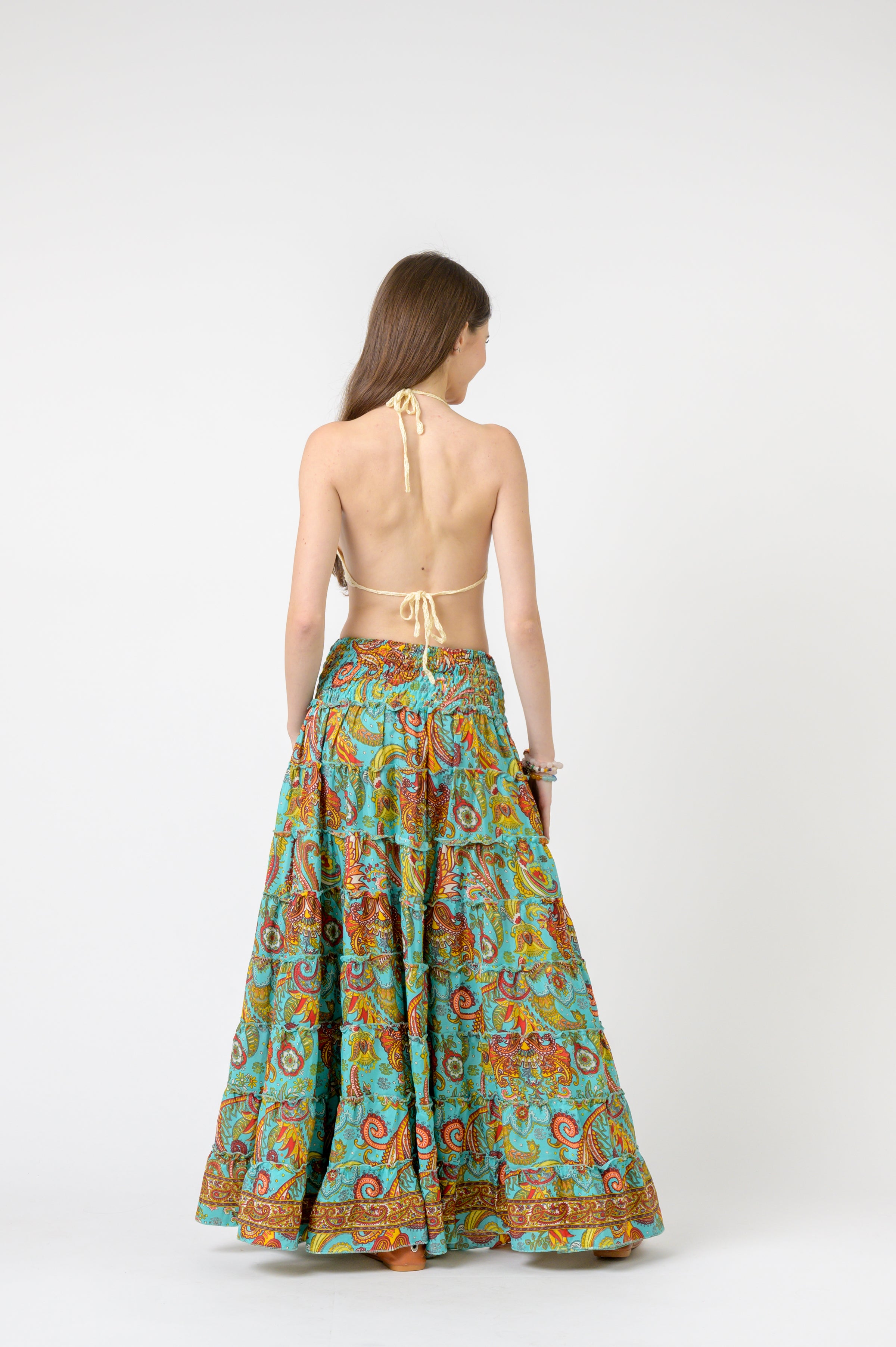 Rhea Layered Print Ruffle Skirt (Assorted)