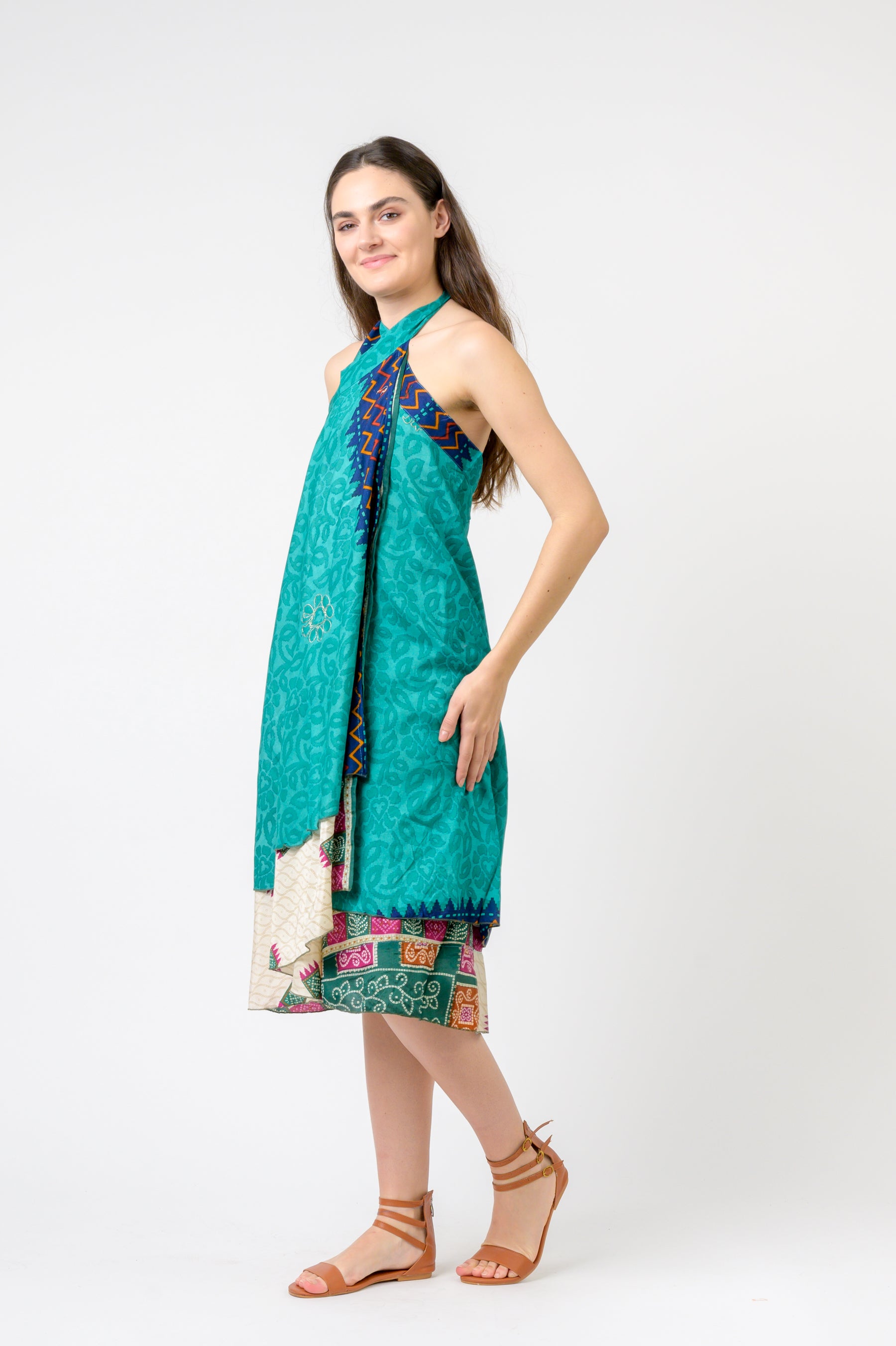 Rhea Printed Wrap Skirt