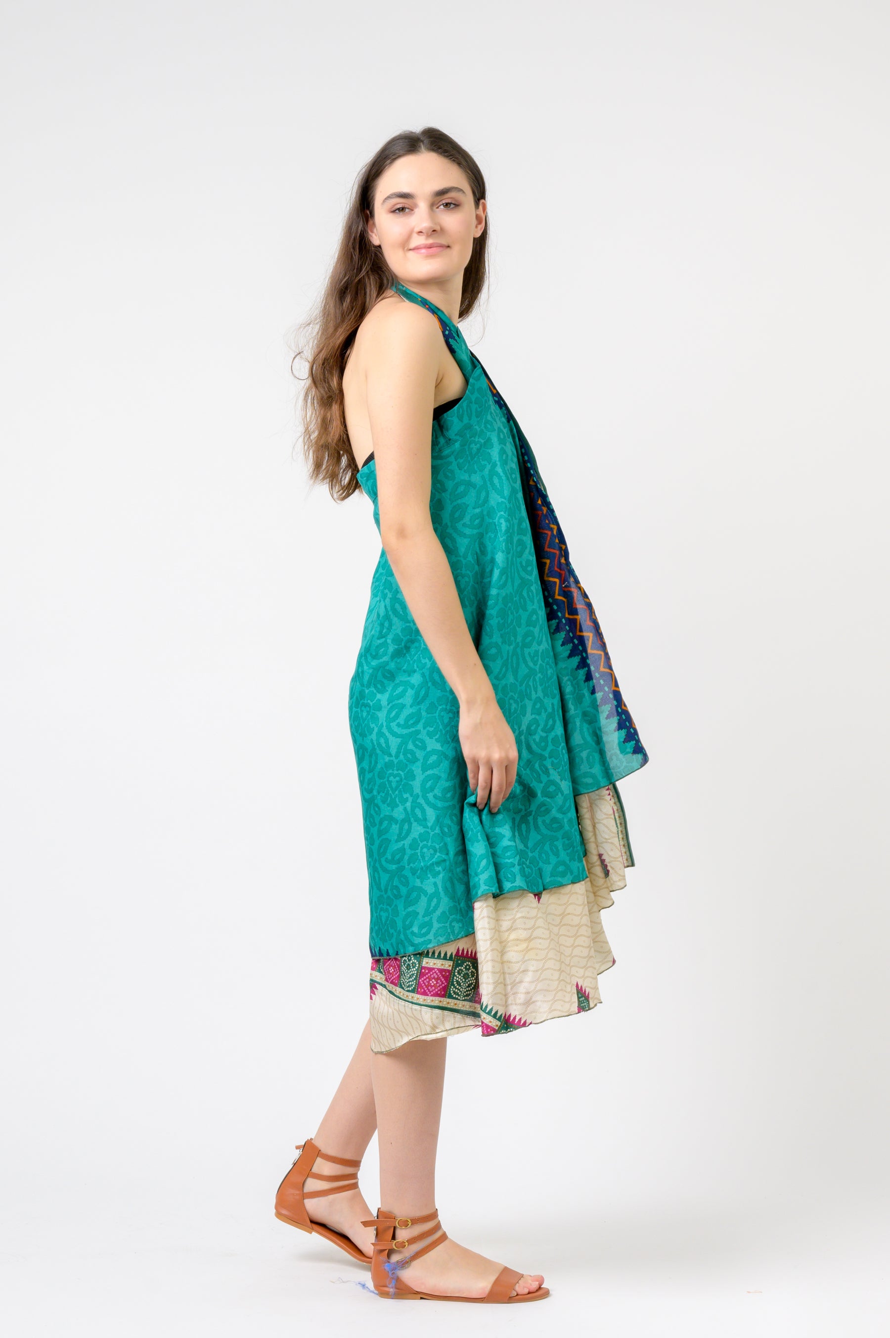 Rhea Printed Wrap Skirt