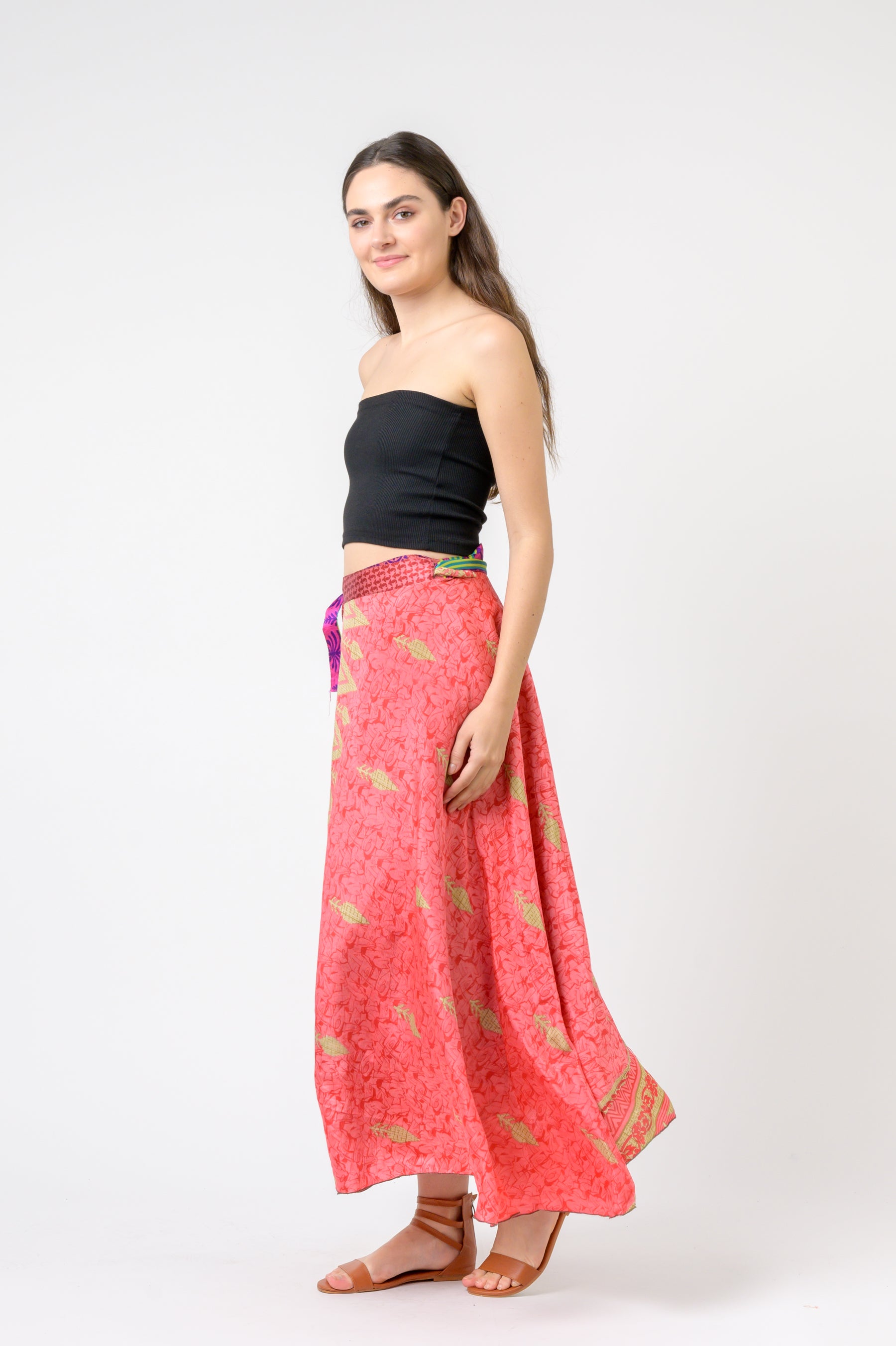 Rhea Printed Wrap Skirt (Assorted)