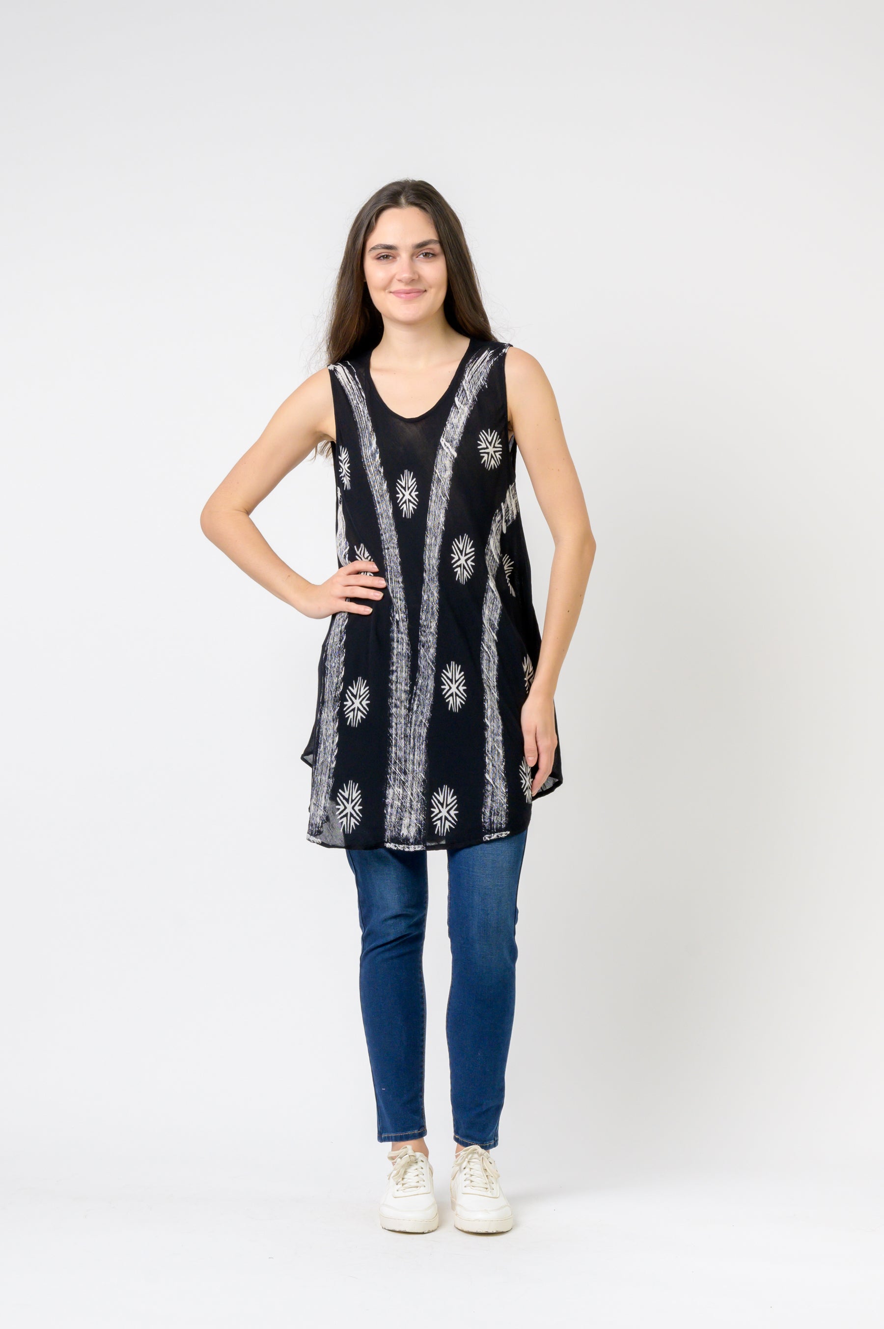 Rhea Balanced Sleeveless Top