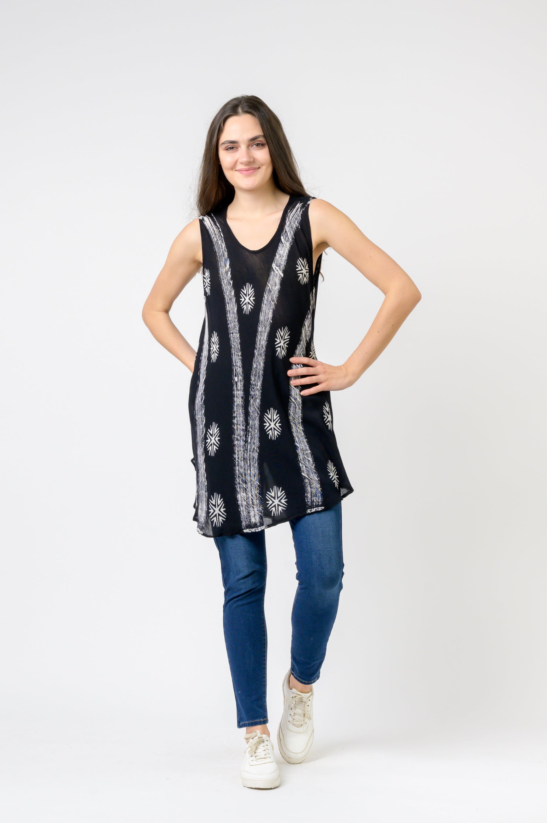 Rhea Balanced Sleeveless Top