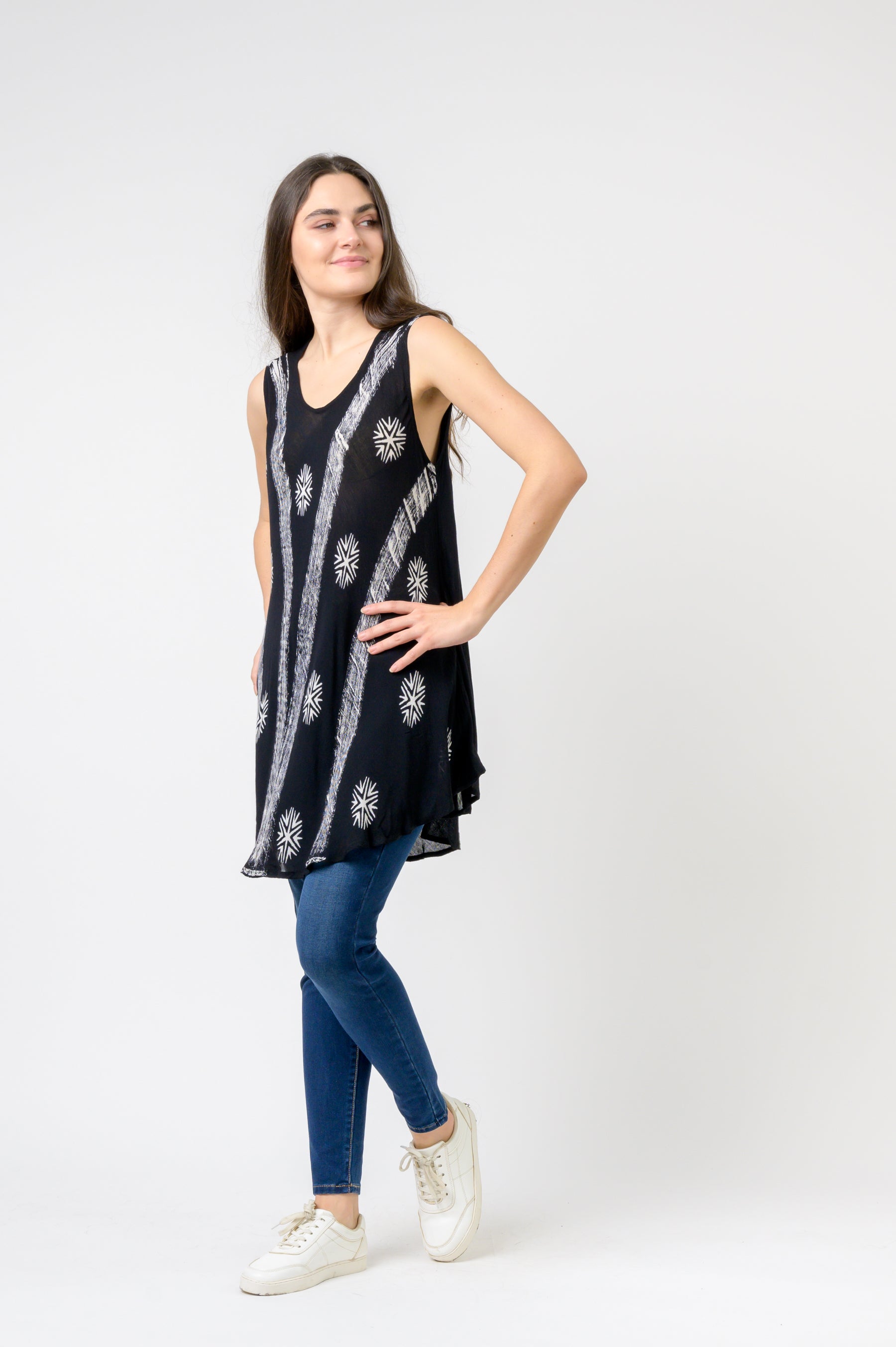 Rhea Balanced Sleeveless Top