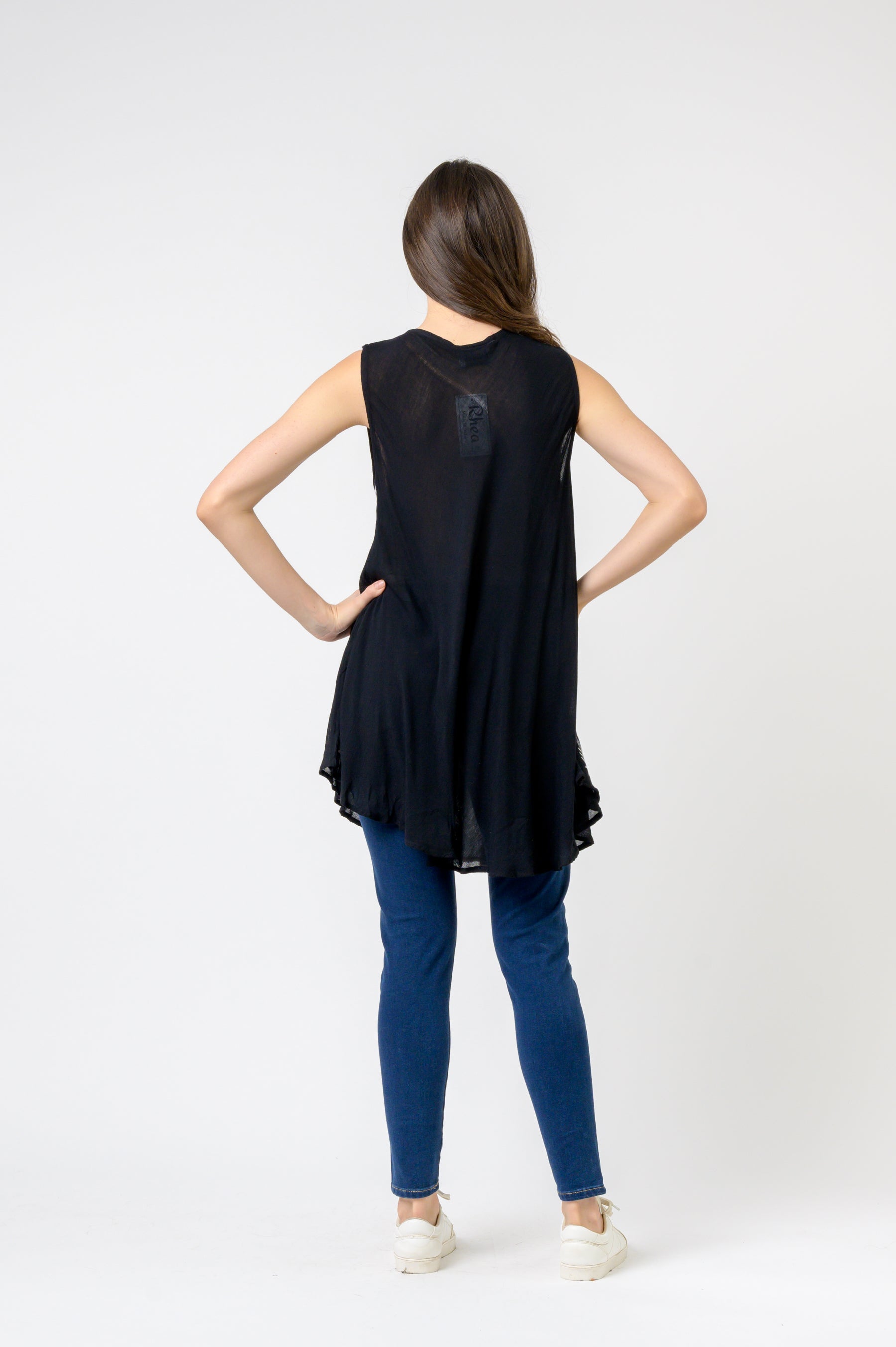 Rhea Balanced Sleeveless Top