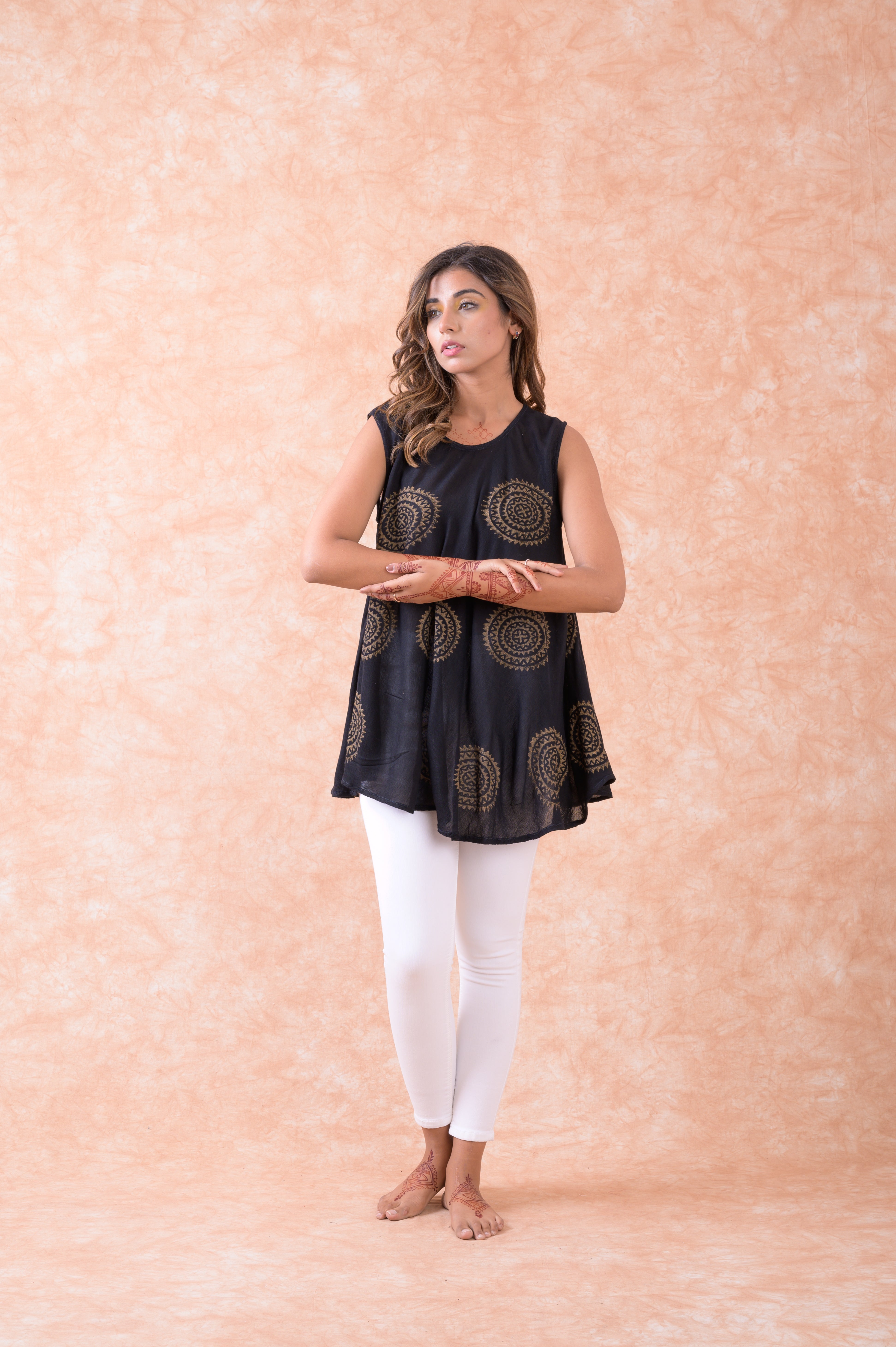 Rhea Balanced Sleeveless Top