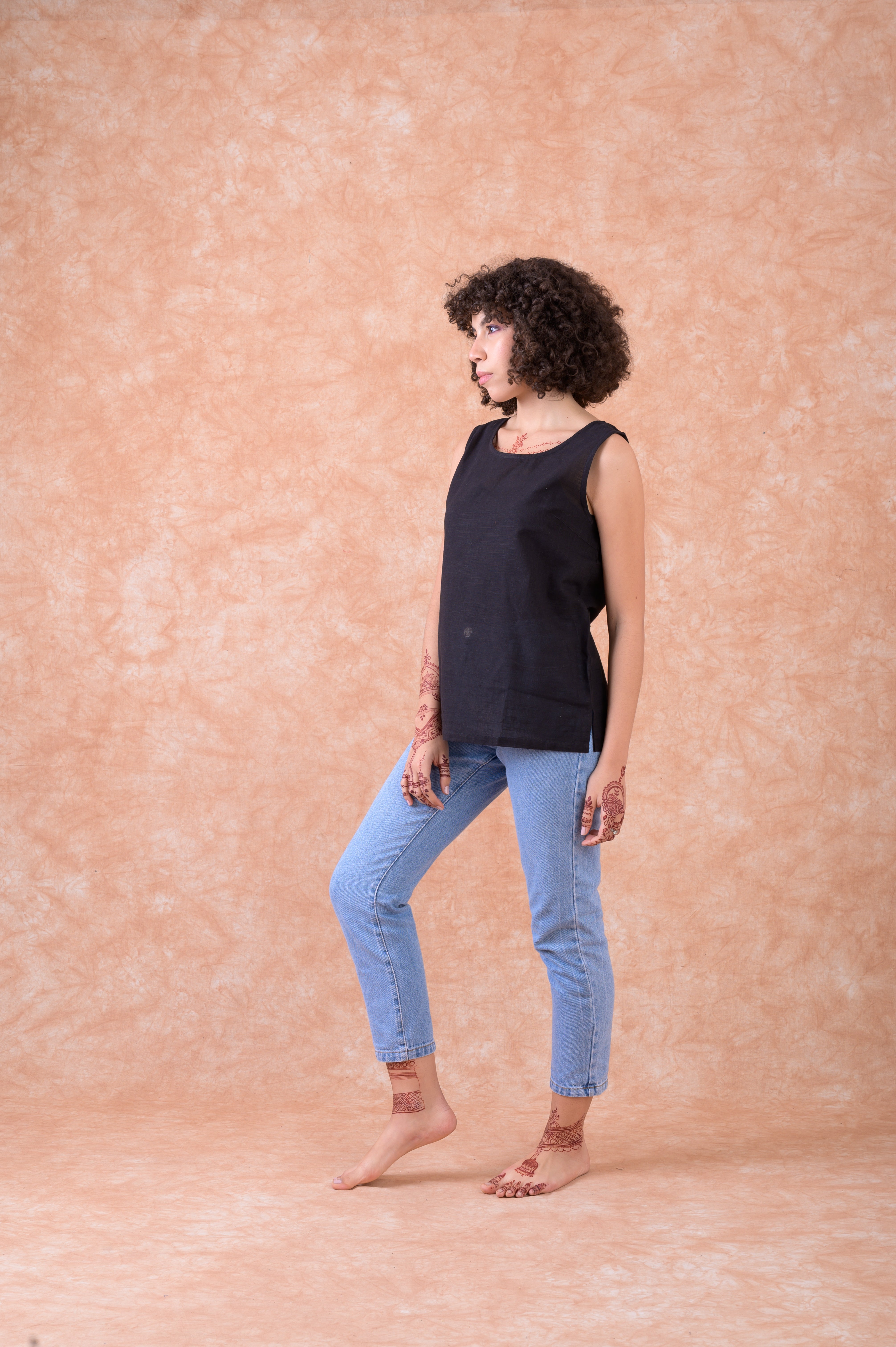 Rhea Essen Cami Thin Top Black / S/M