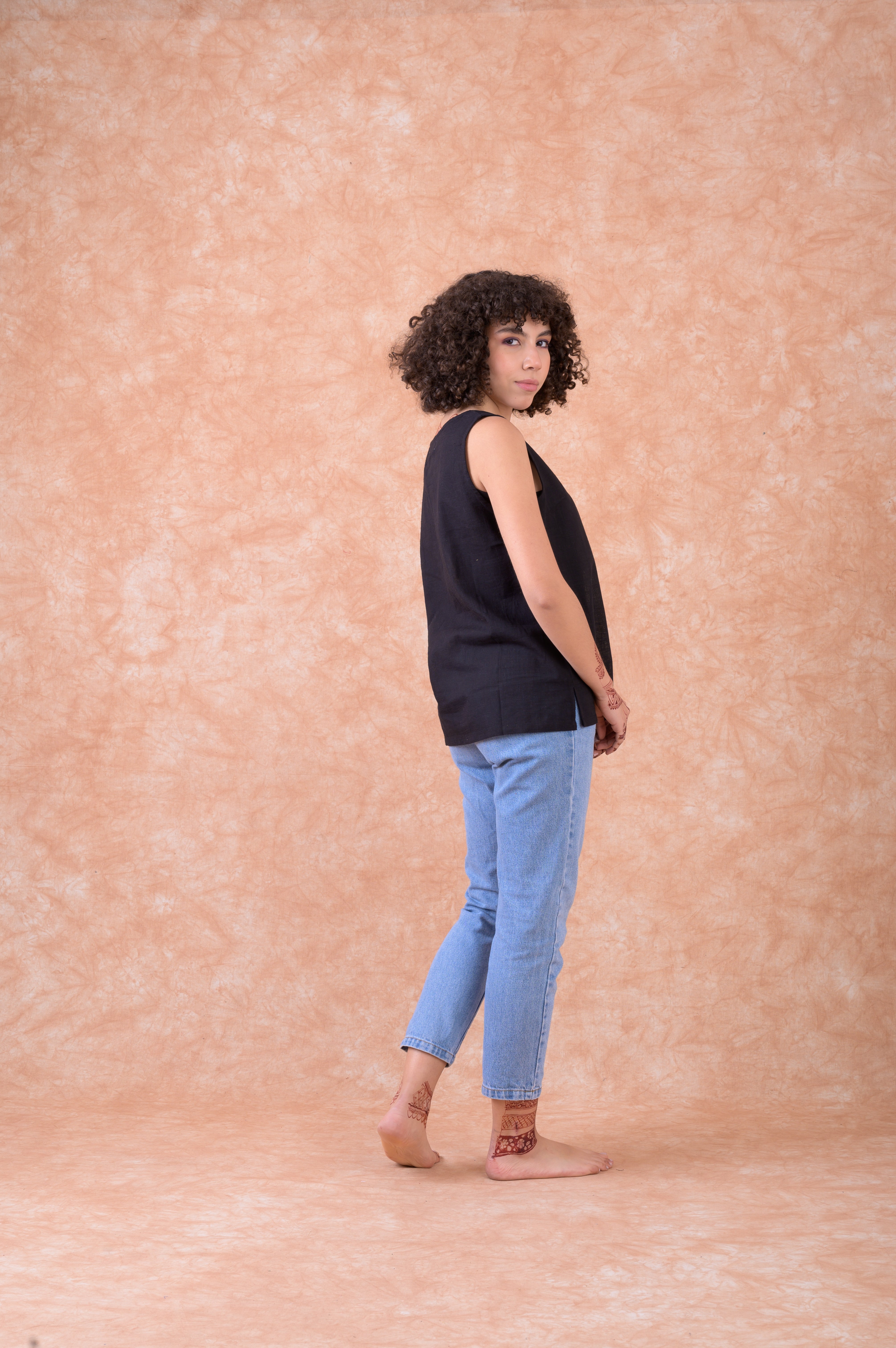 Rhea Essen Cami Thin Top Black / S/M