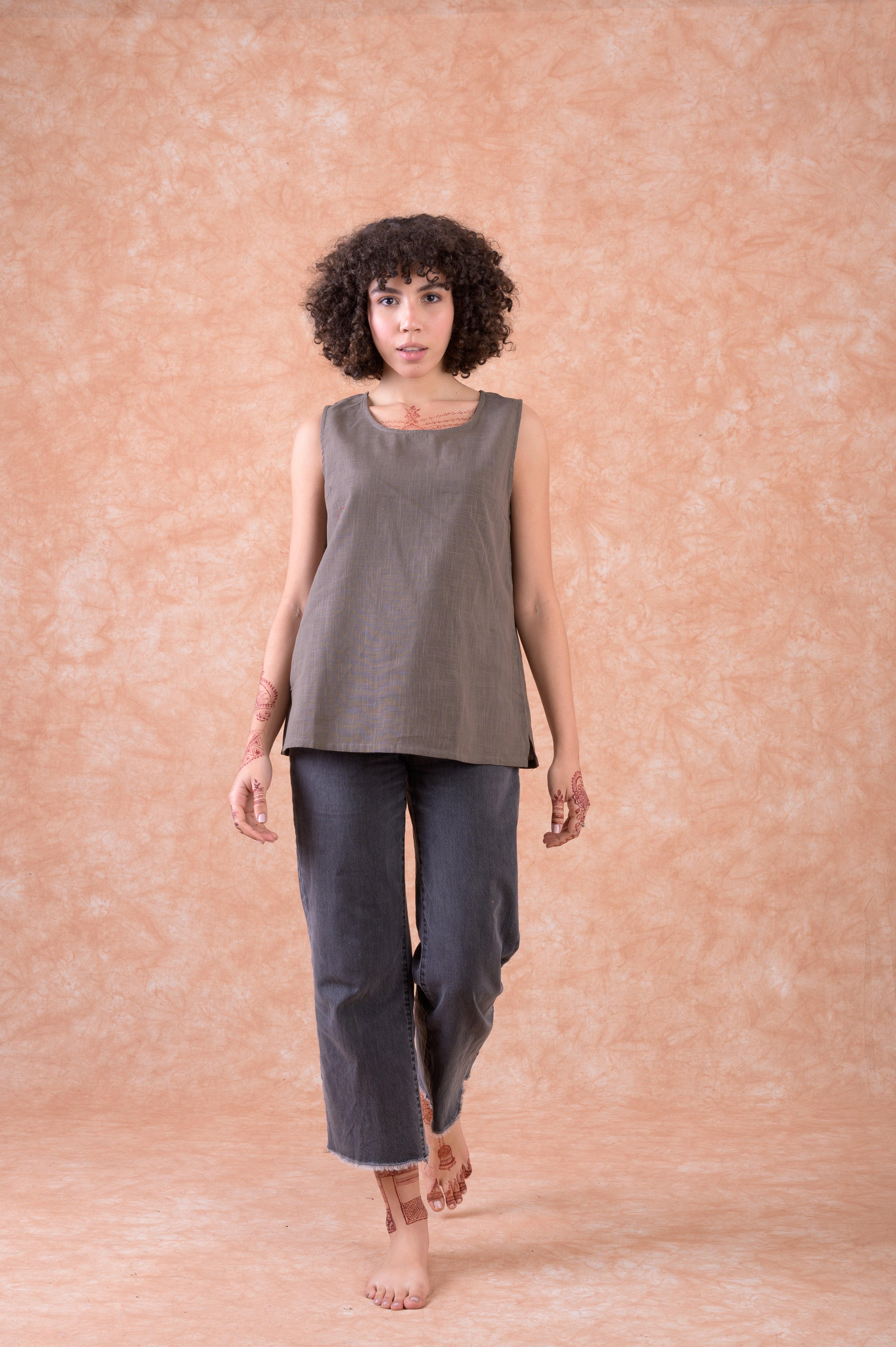 Rhea Essen Cami Thin Top Black / S/M