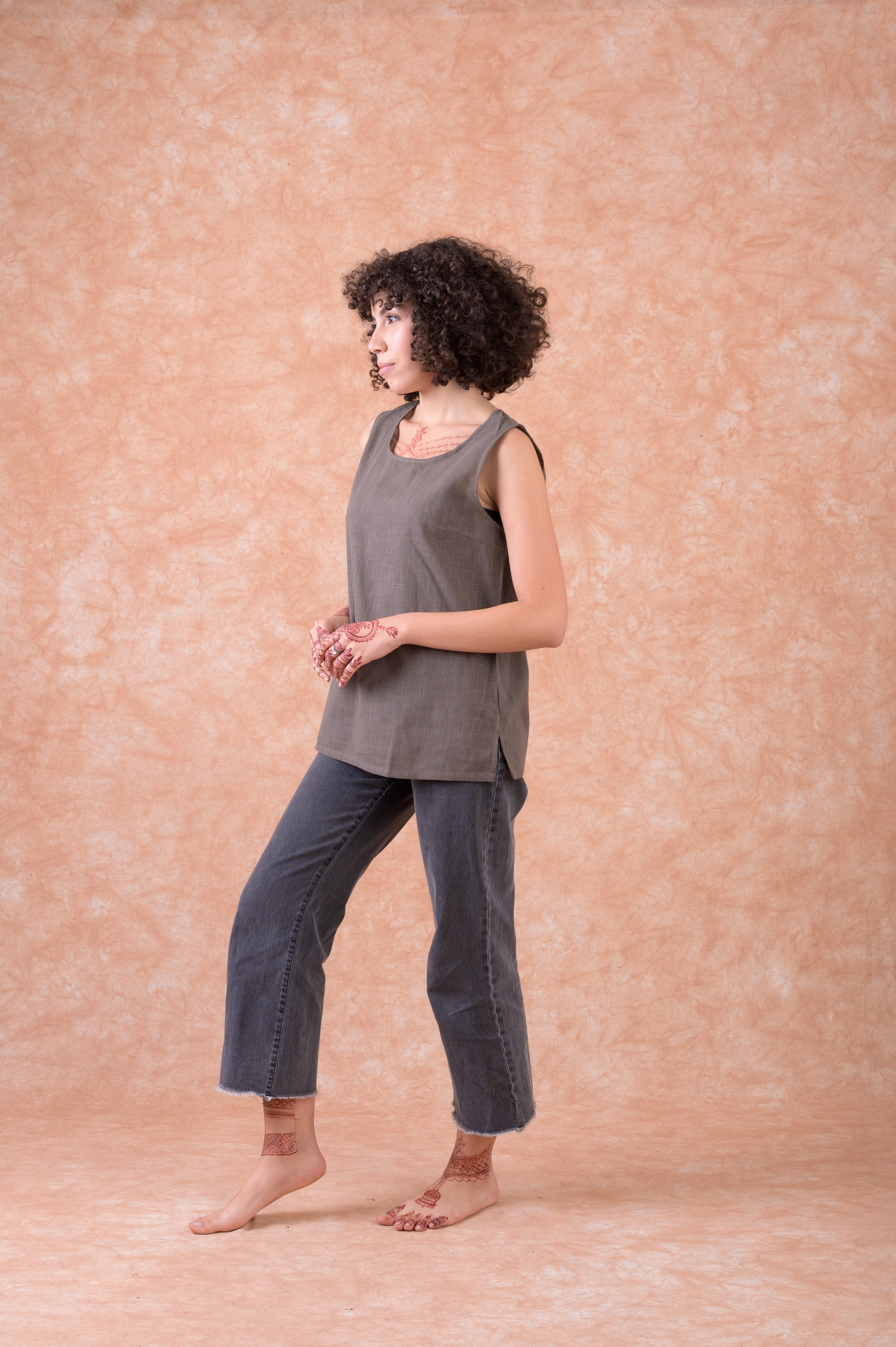 Rhea Essen Cami Thin Top Black / S/M
